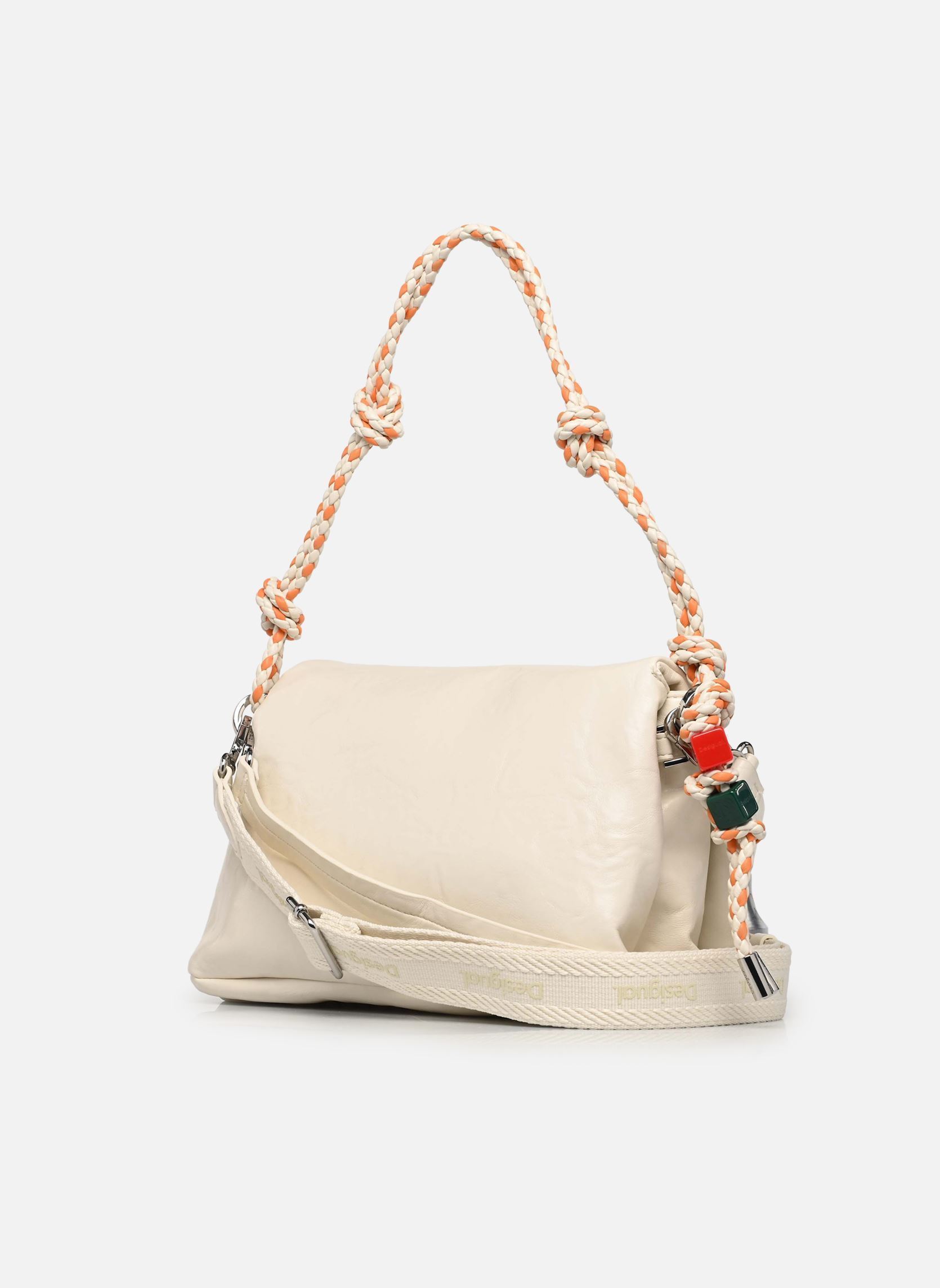 Sacs bandoulière Sacs Half Logo Venec femme blanc Desigual Sacs bandoulière Sacs Half Logo Venec femme blanc White