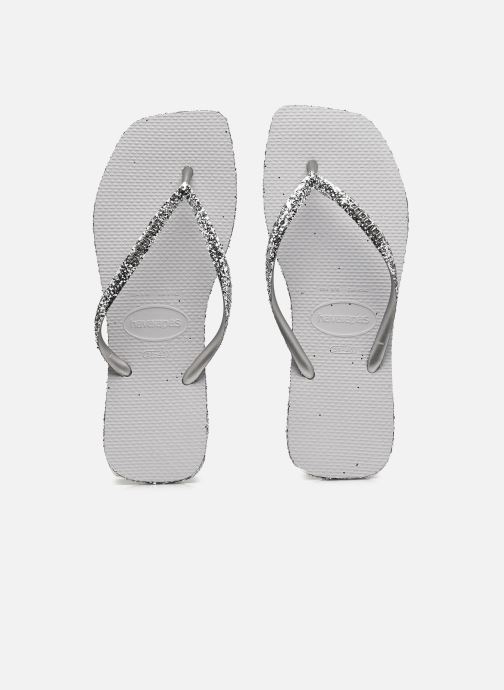 Havaianas Flip-Flops Square Sparkle damen grau