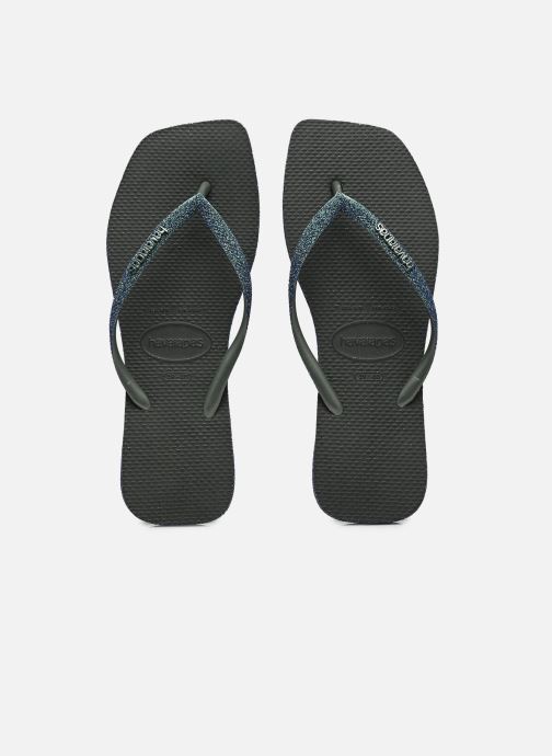 Havaianas Tongs Square Sparkle femme vert