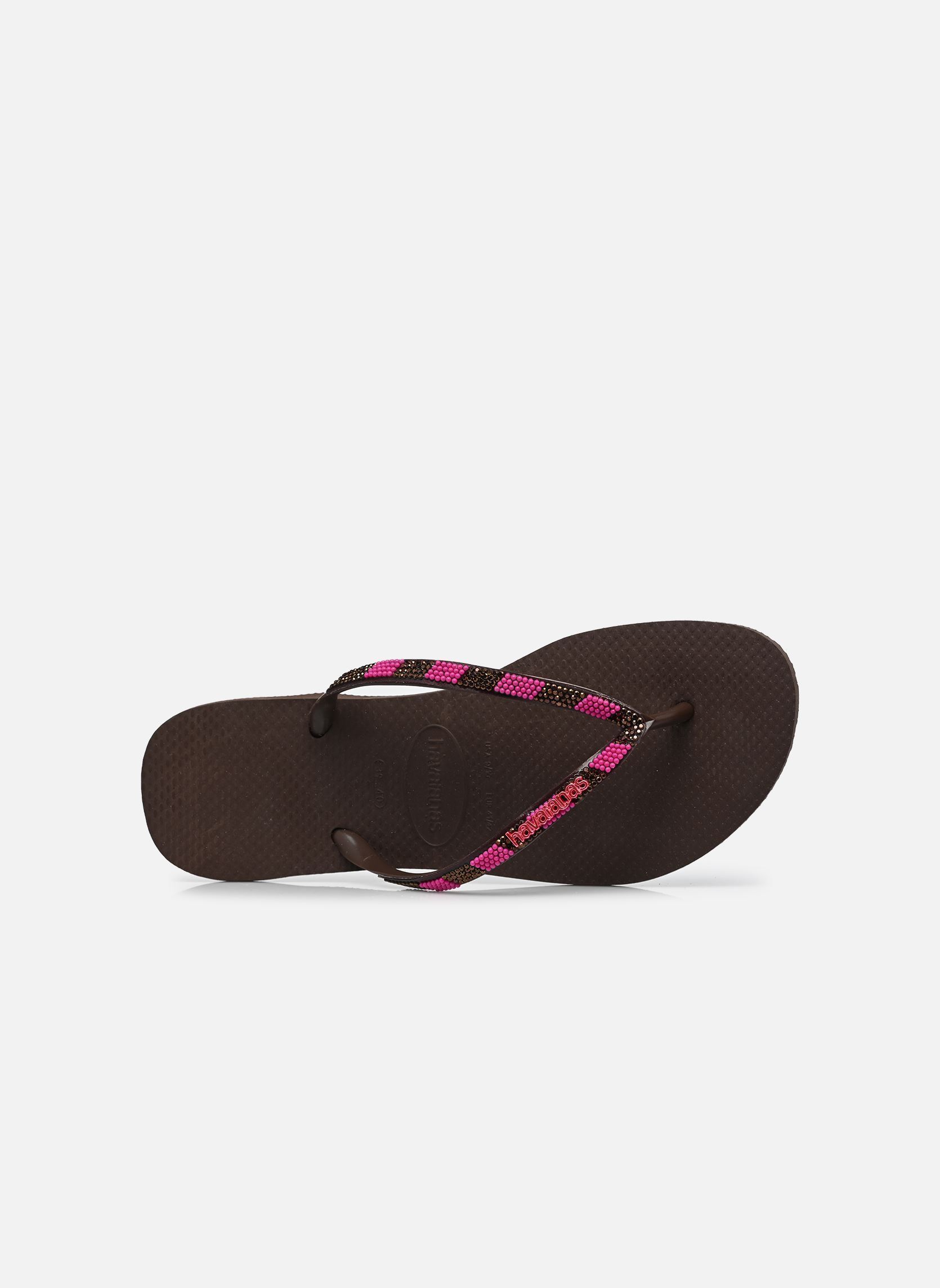 Tongs Slim Glow femme marron Havaianas Tongs Slim Glow femme marron DARK BROWN