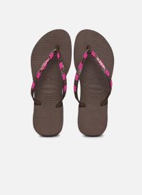 Tongs Slim Glow femme bleu