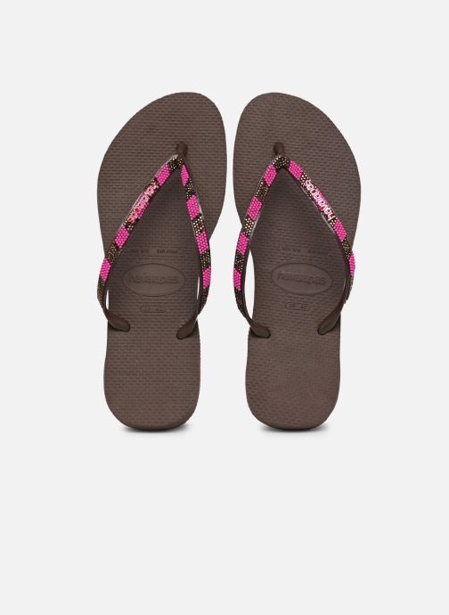 Havaianas Slippers Slim Glow dames bruin