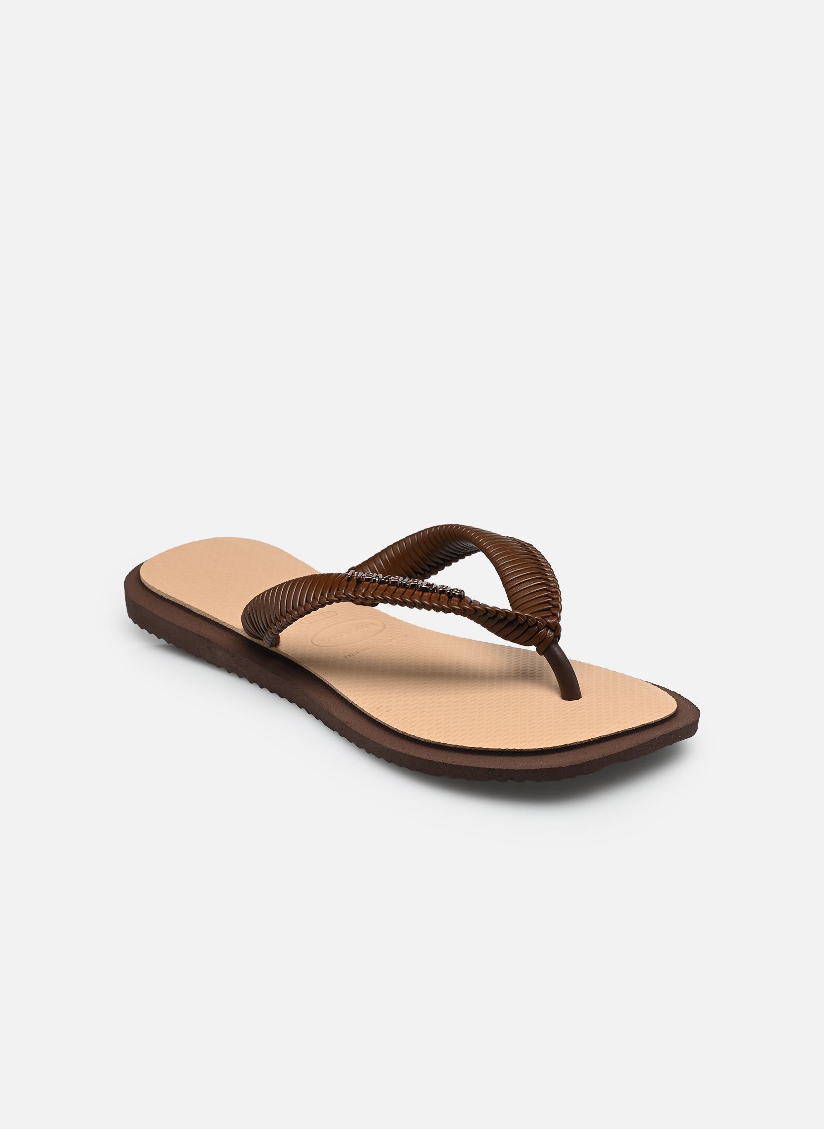 Tongs Top Square Fusion Boho femme marron Havaianas Tongs Top Square Fusion Boho femme marron DARK BROWN/GOLDEN