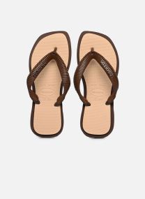 Tongs Top Square Fusion Boho femme marron Havaianas Tongs Top Square Fusion Boho femme marron DARK BROWN/GOLDEN