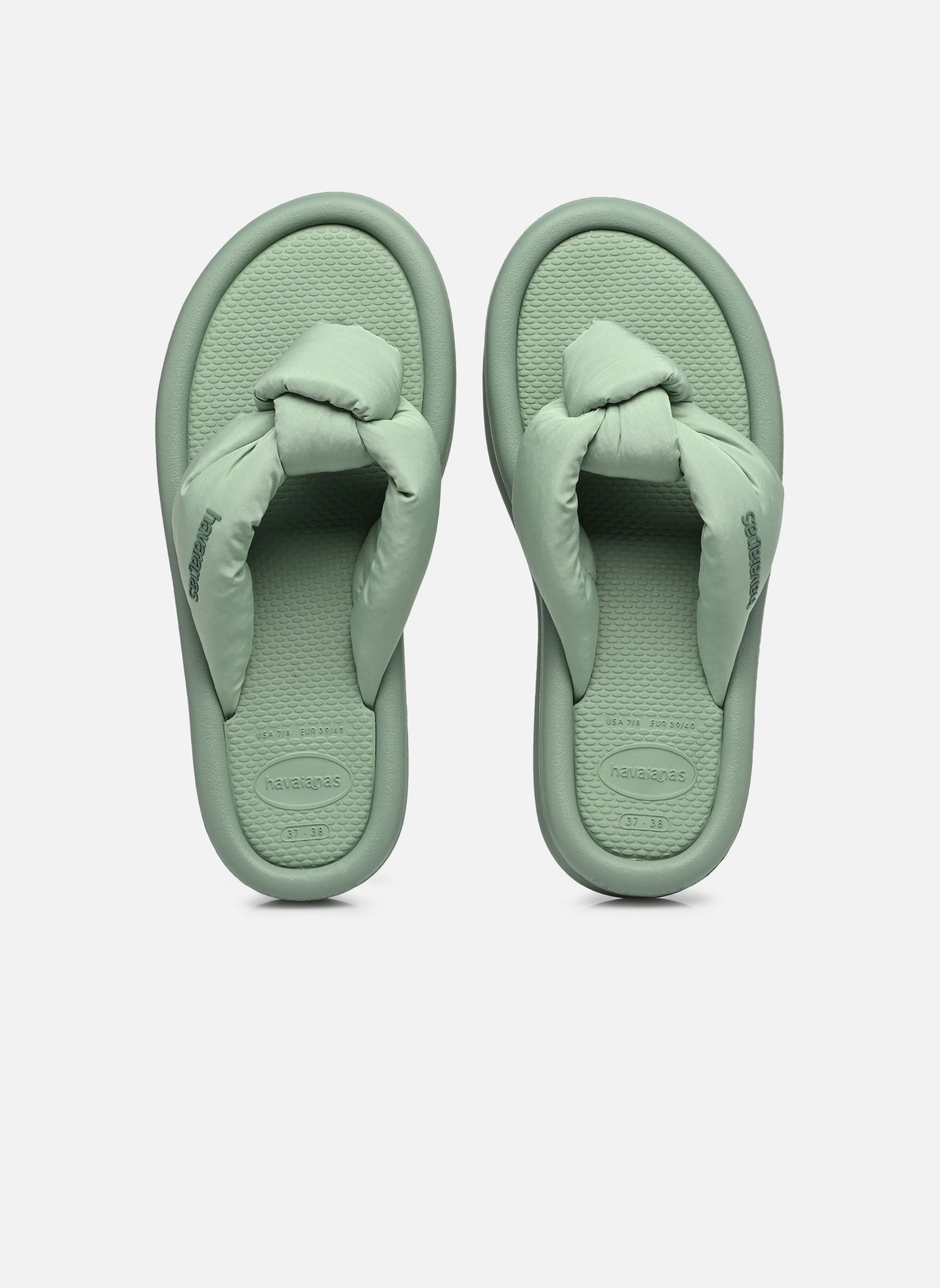 Tongs Over Puffed Up femme vert Havaianas Tongs Over Puffed Up femme vert SMOKE GREEN