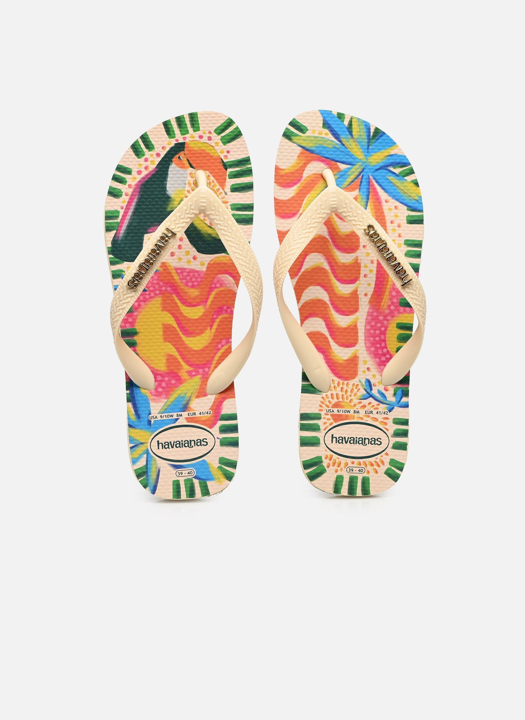 Tongs Top Bossa femme multicolore Havaianas Tongs Top Bossa femme multicolore BUTTERCREAM