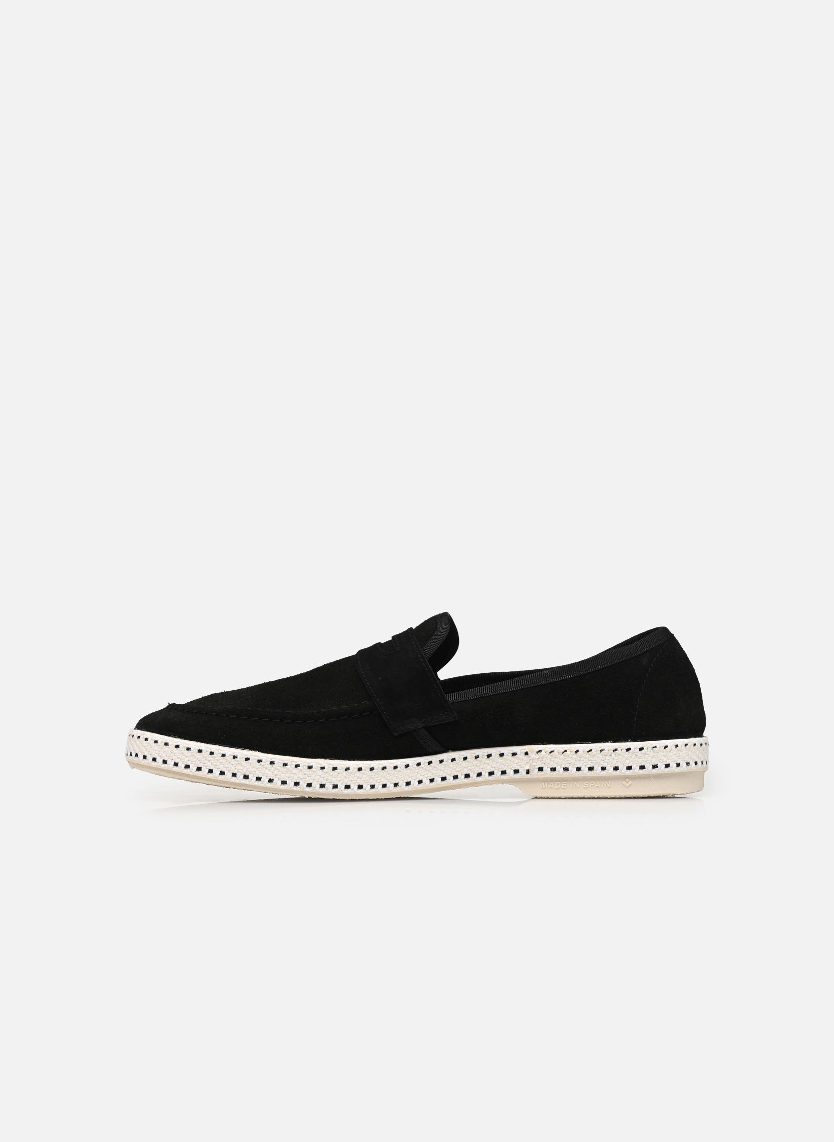 Espadrilles Mocassin heren zwart Rivieras Espadrilles Mocassin heren zwart Noir