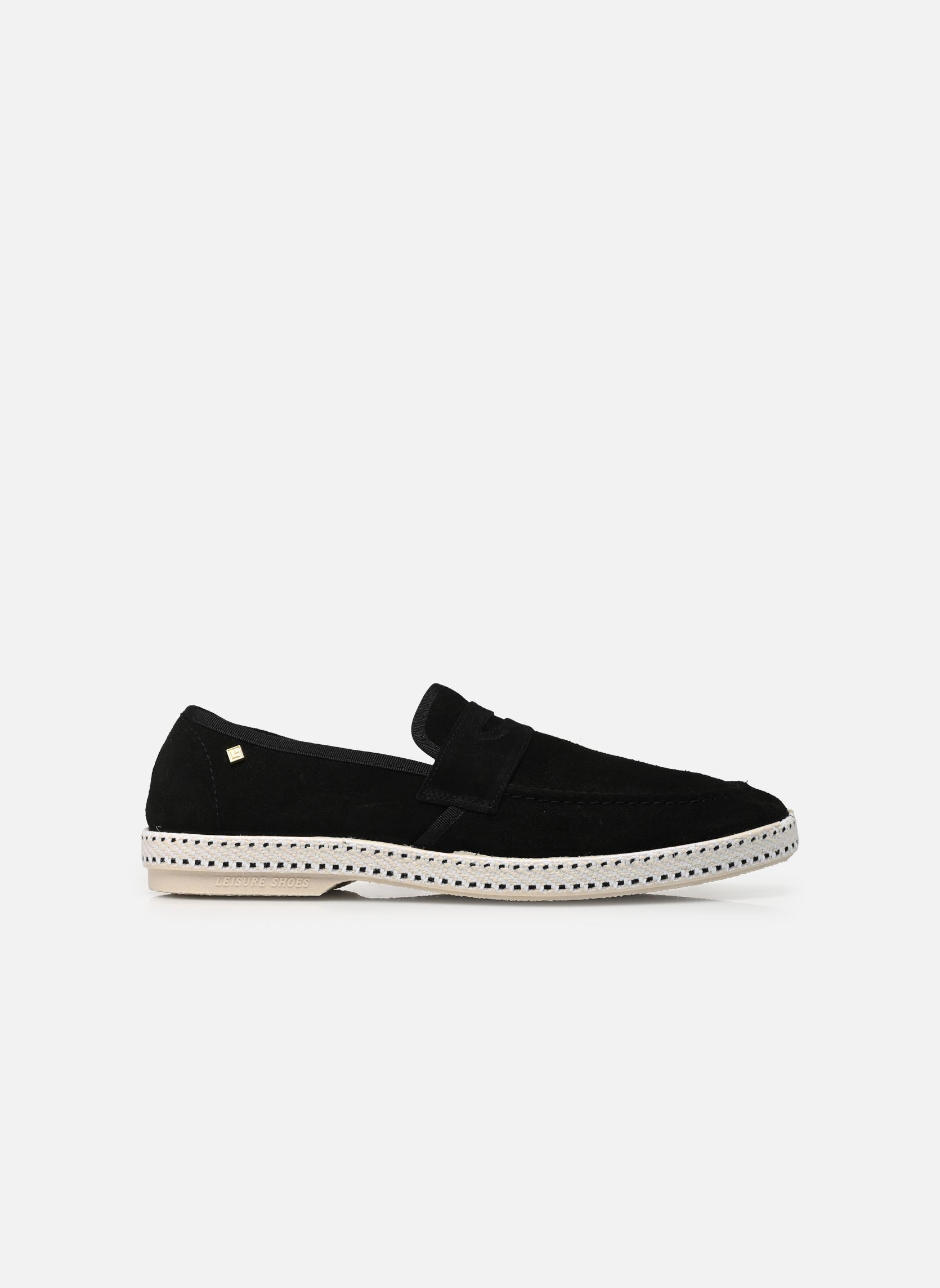 Espadrilles Mocassin heren zwart Rivieras Espadrilles Mocassin heren zwart Noir