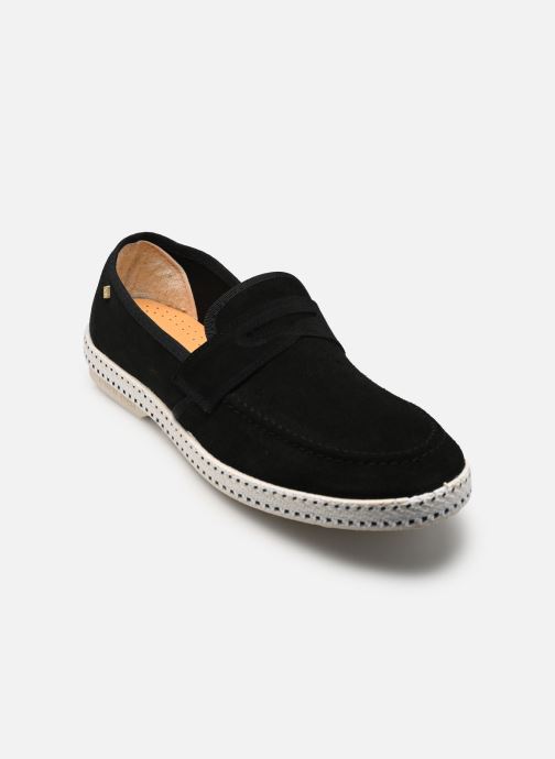 Rivieras Espadrilles Mocassin homme noir