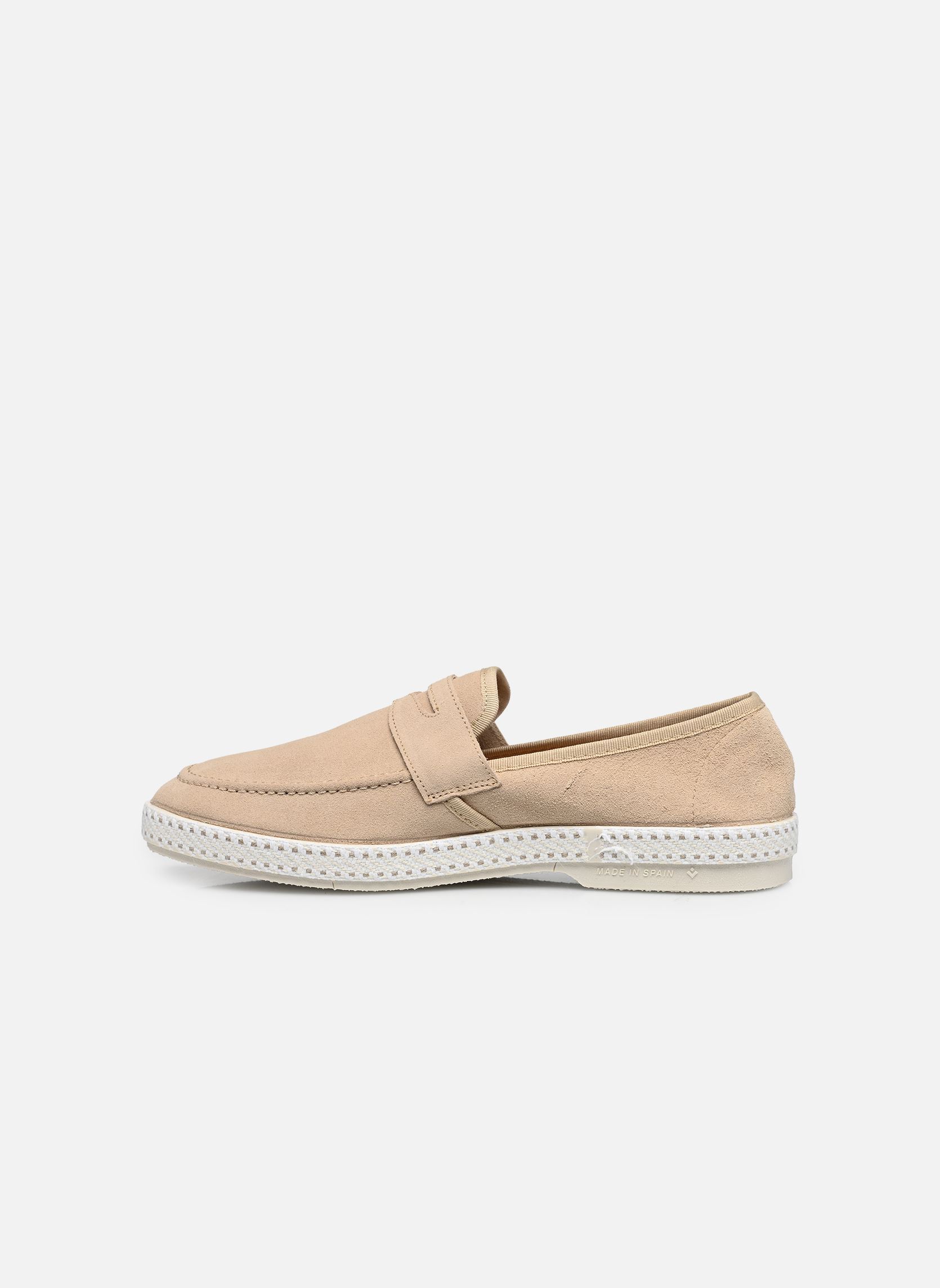 Espadrilles Mocassin heren beige Rivieras Espadrilles Mocassin heren beige Light