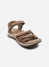 Sandales plates Tirra Sport Leather femme noir