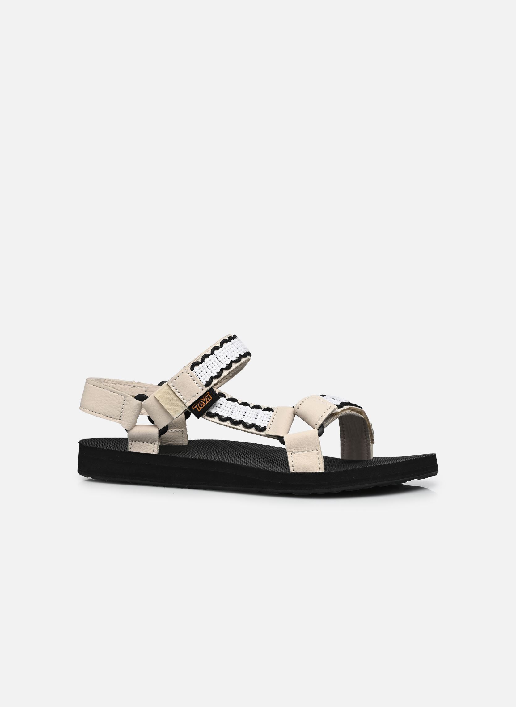 Flache Sandalen Original Universal Cordcraft damen beige Teva Flache Sandalen Original Universal Cordcraft damen beige Birch/ Black