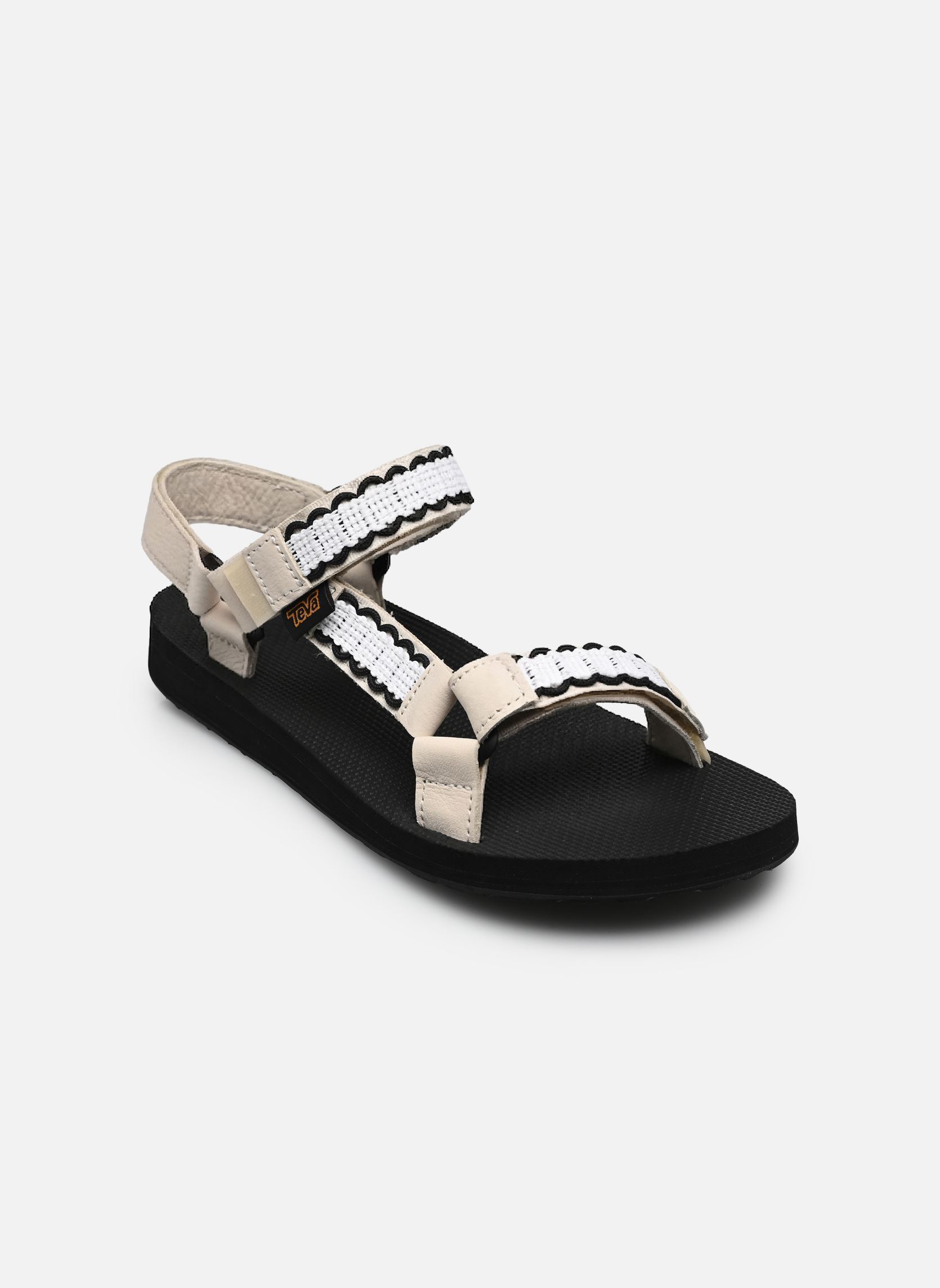 Flache Sandalen Original Universal Cordcraft damen beige Teva Flache Sandalen Original Universal Cordcraft damen beige Birch/ Black