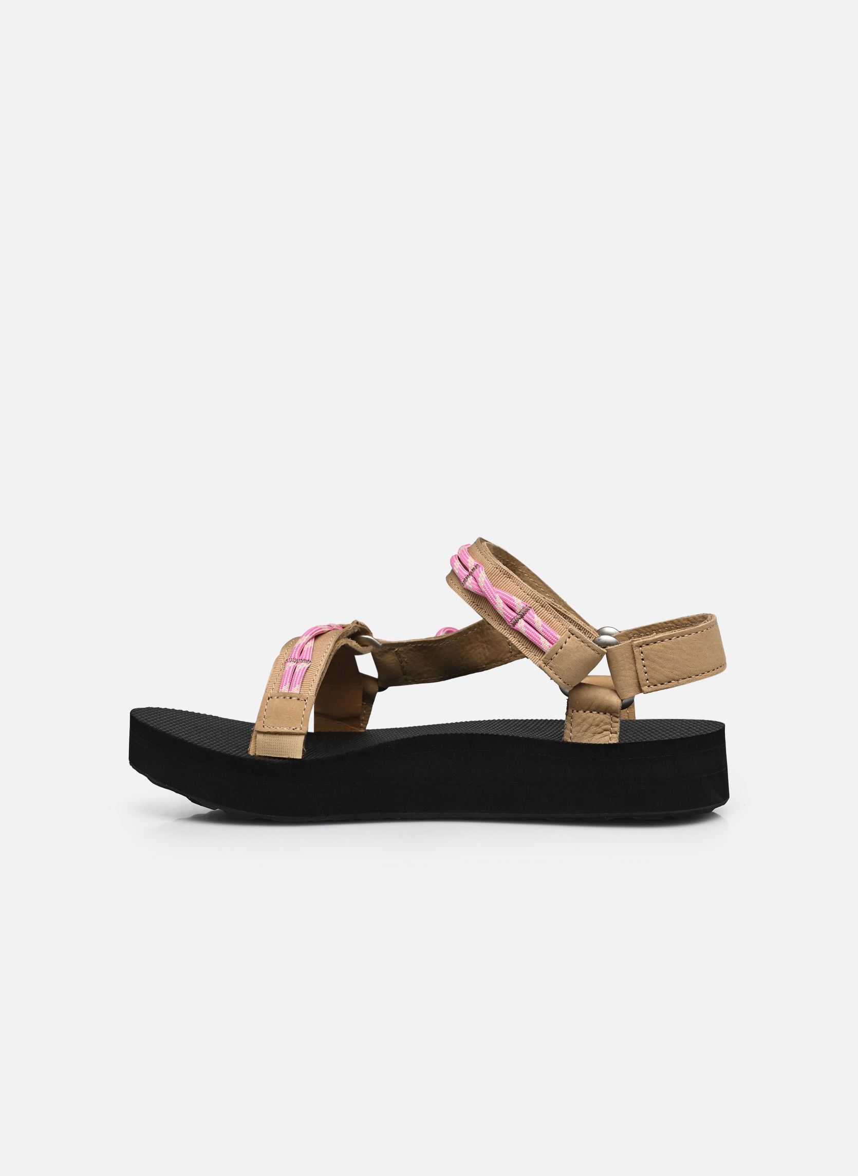 Platte sandalen Midform Universal Crafted dames beige Teva Platte sandalen Midform Universal Crafted dames beige Tan
