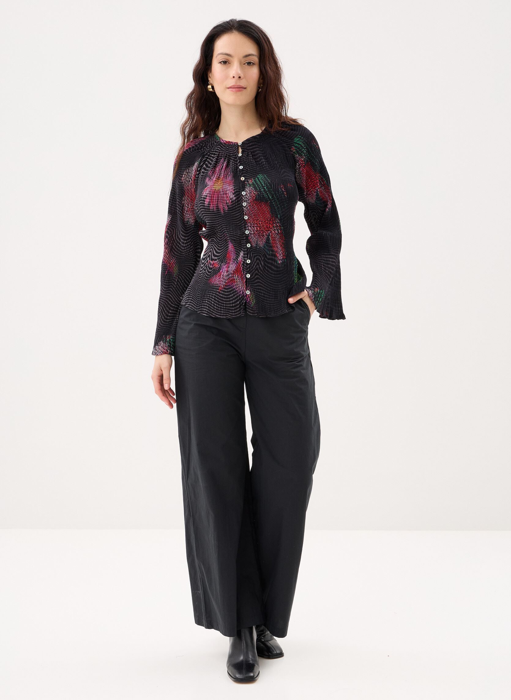 Blouses Blus Roce femme bleu Desigual Blouses Blus Roce femme bleu Noir