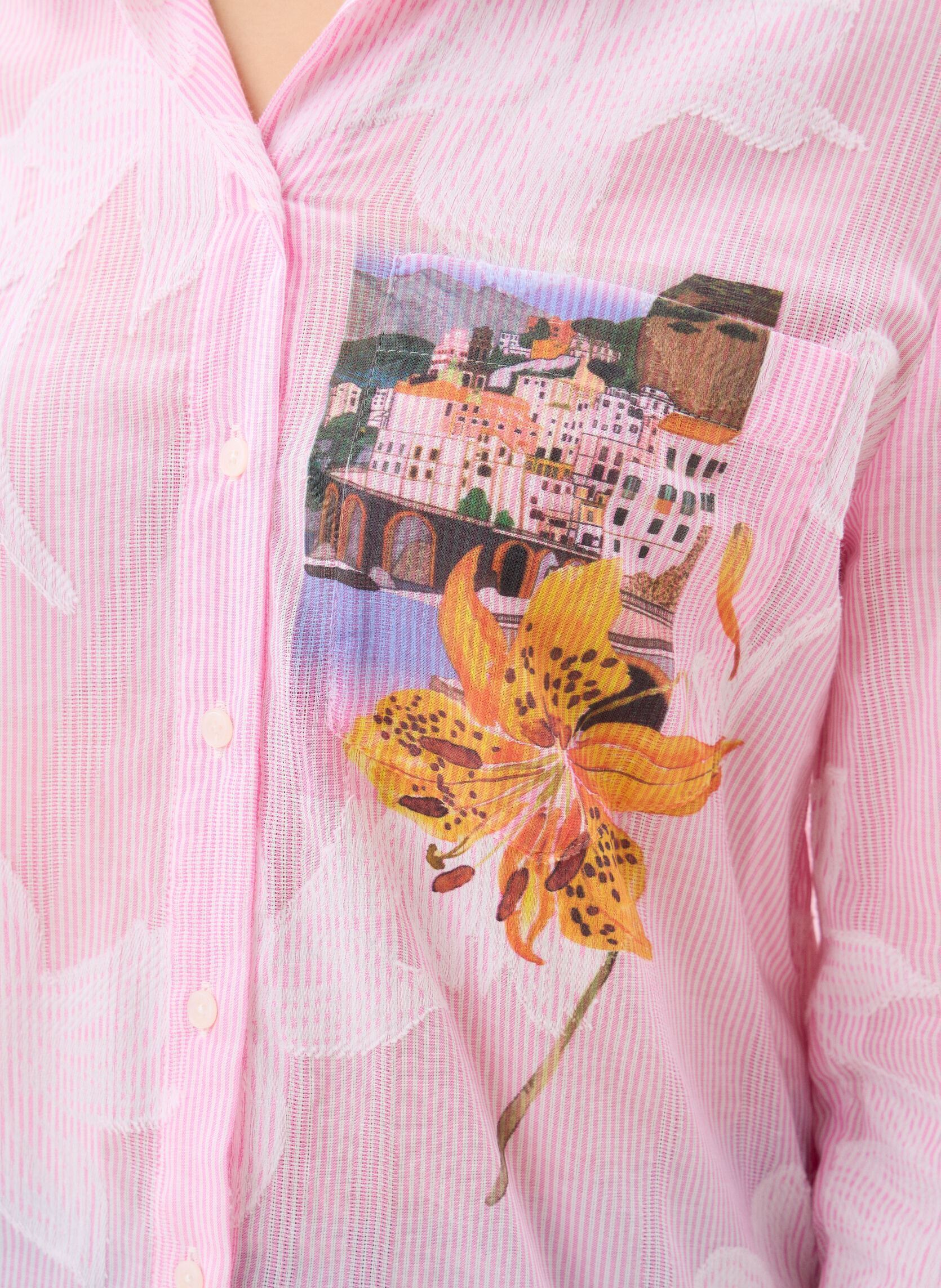 Chemises manches longues Cam Pinkjac femme rose Desigual Chemises manches longues Cam Pinkjac femme rose Rouge