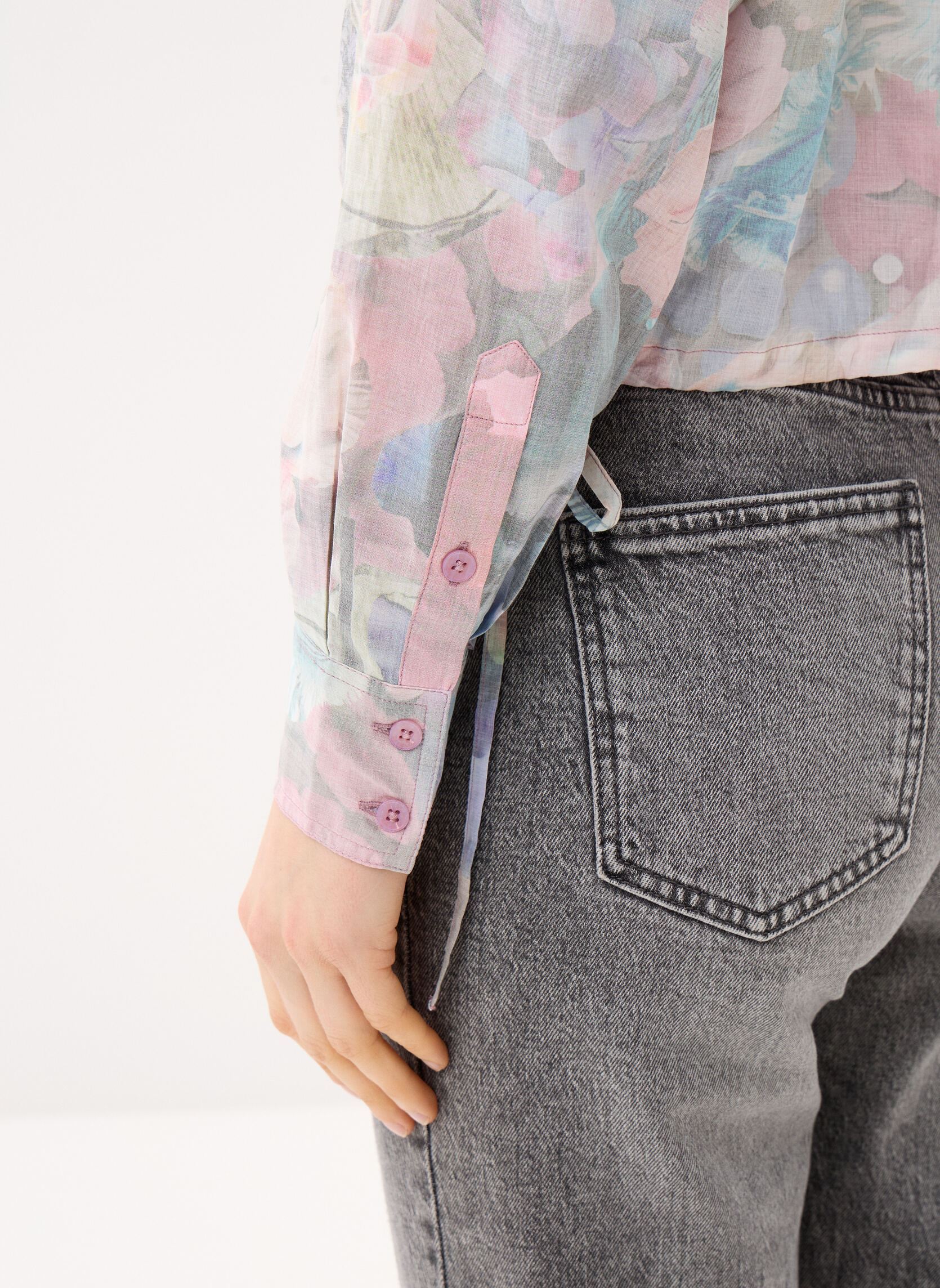 Chemises Cam Flowers Lacro femme rose Desigual Chemises Cam Flowers Lacro femme rose Rouge