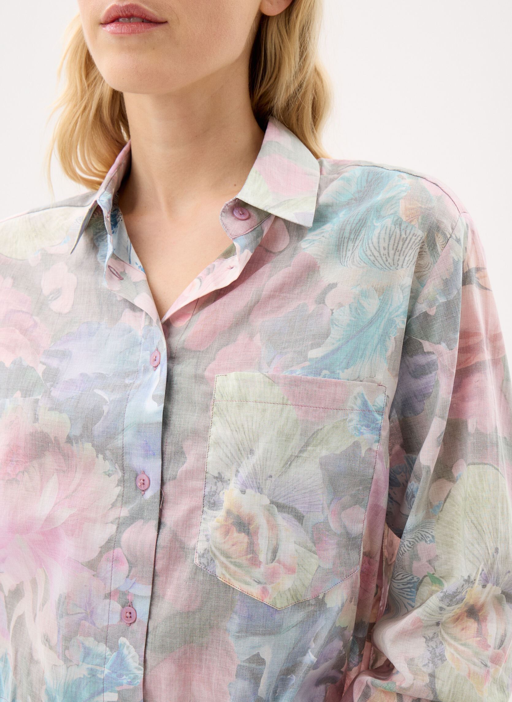 Chemises Cam Flowers Lacro femme rose Desigual Chemises Cam Flowers Lacro femme rose Rouge