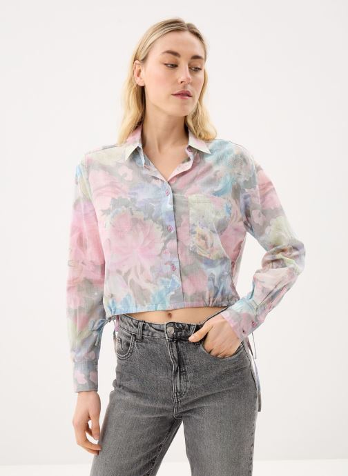 Desigual Hemden Cam Flowers Lacro dames roze