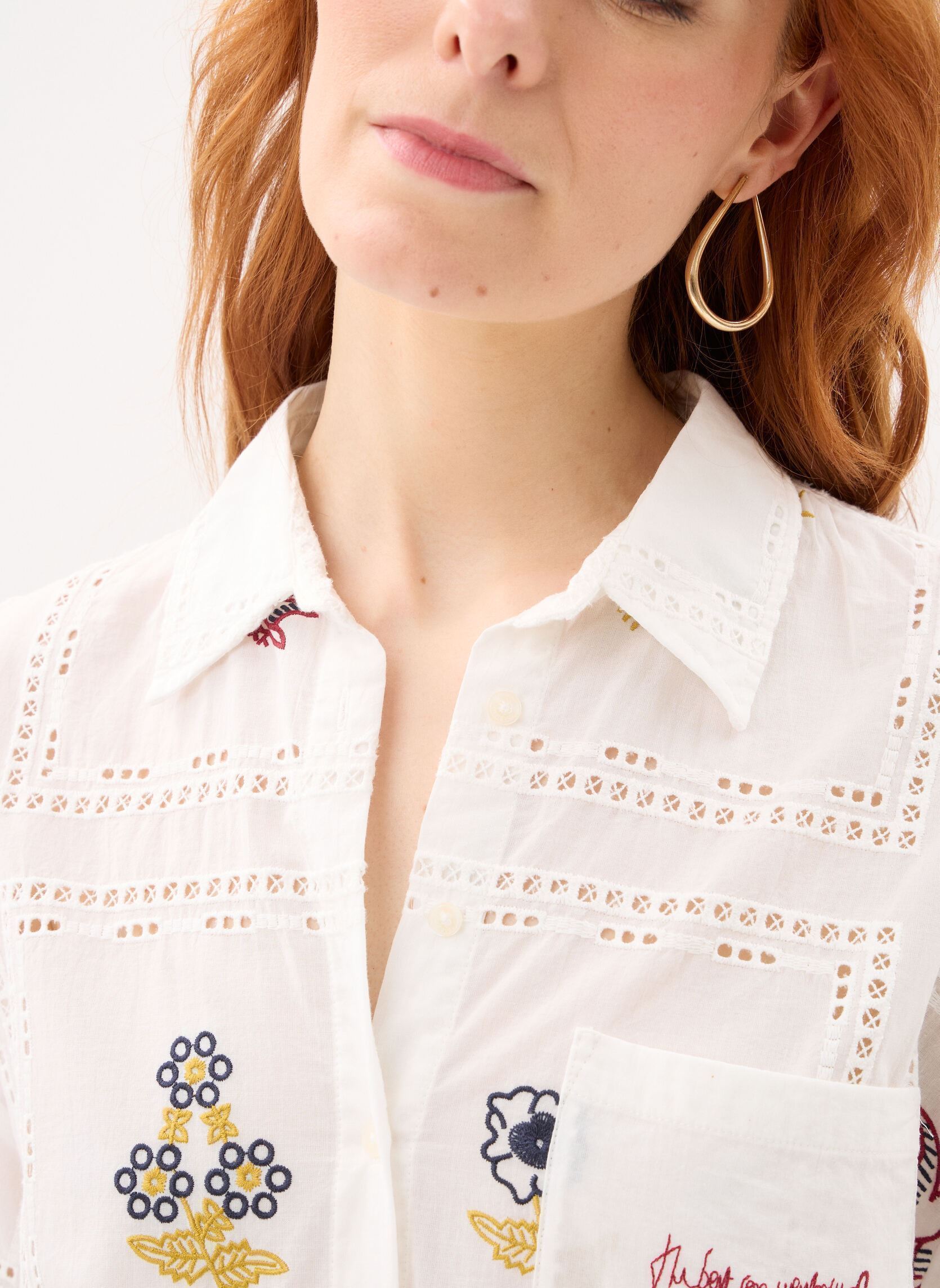Hemden Cam Martin damen weiß Desigual Hemden Cam Martin damen weiß Blanc
