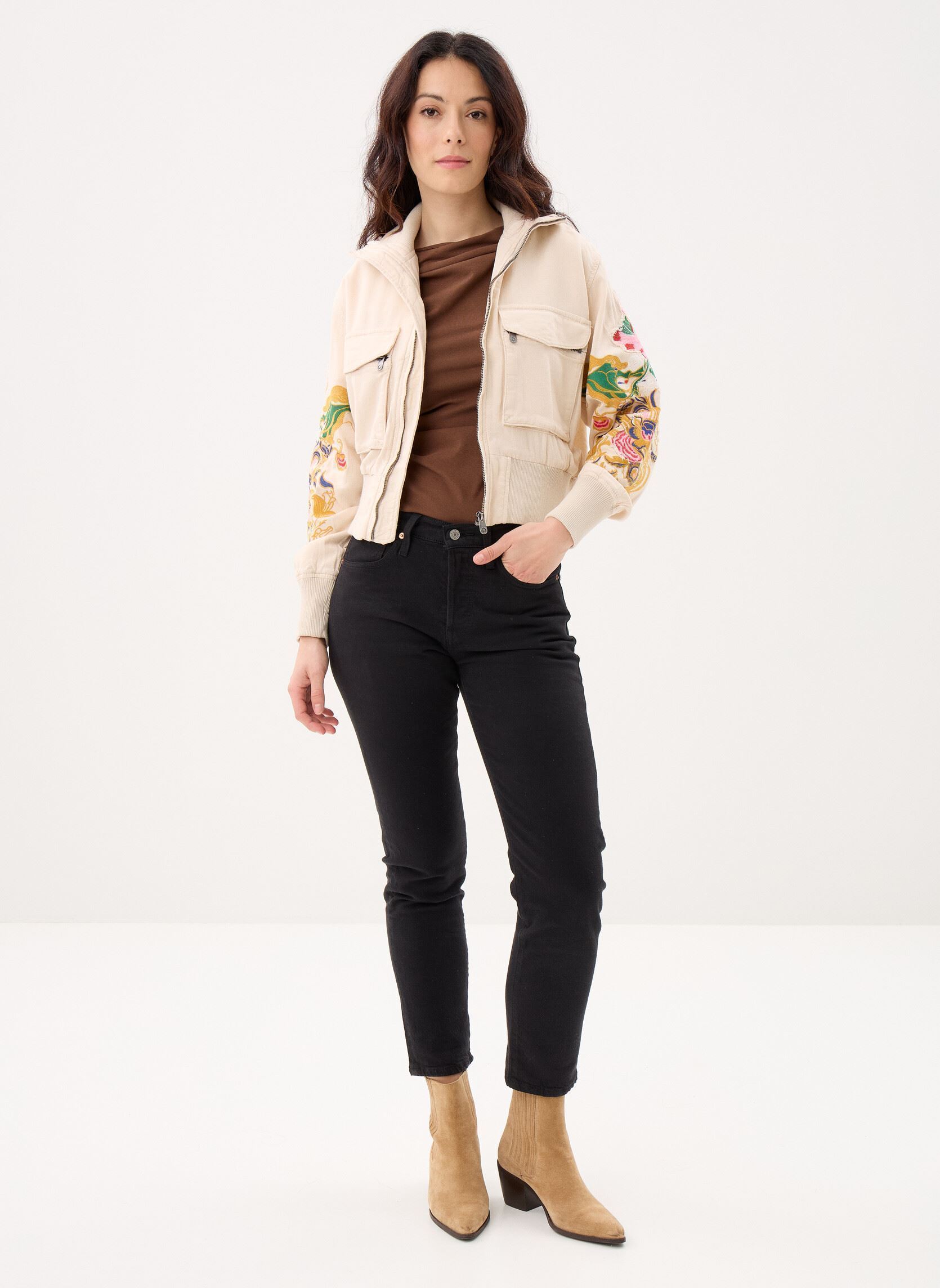Jassen Chaq Mozart dames wit Desigual Jassen Chaq Mozart dames wit Blanc