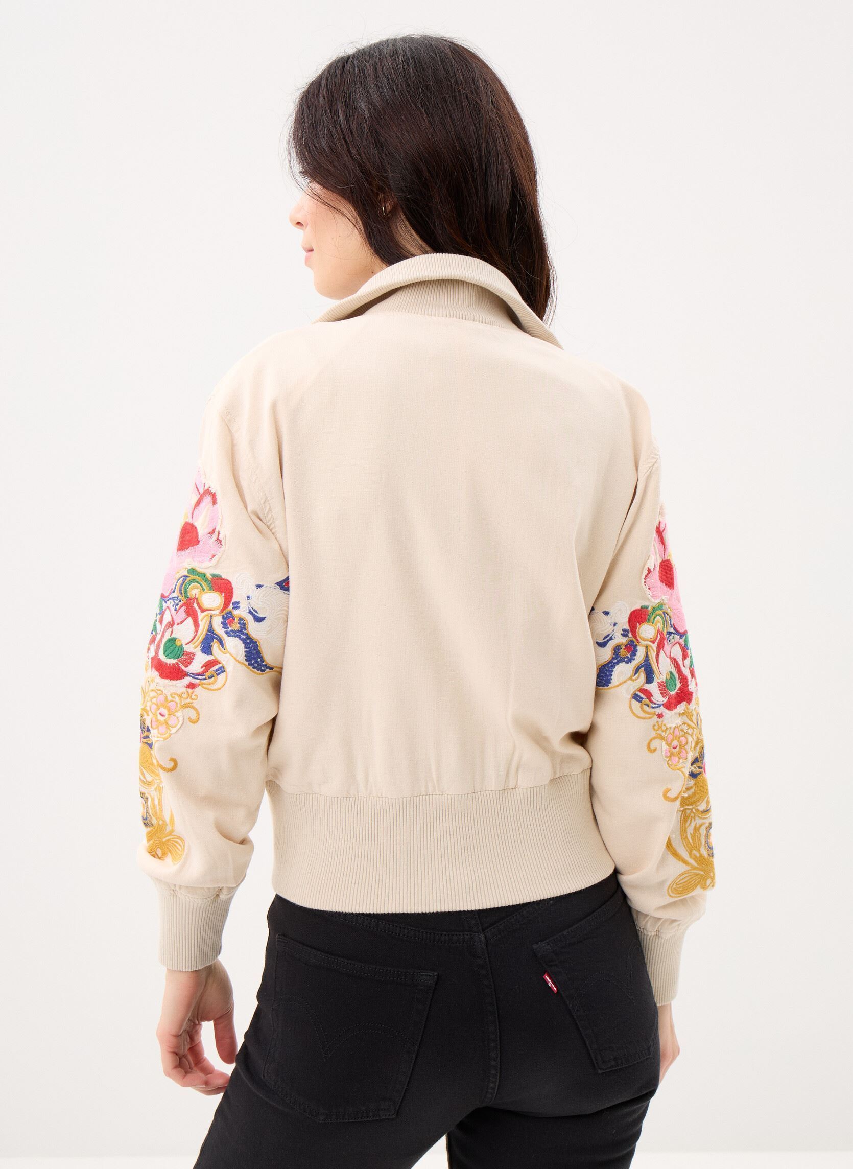 Jassen Chaq Mozart dames wit Desigual Jassen Chaq Mozart dames wit Blanc