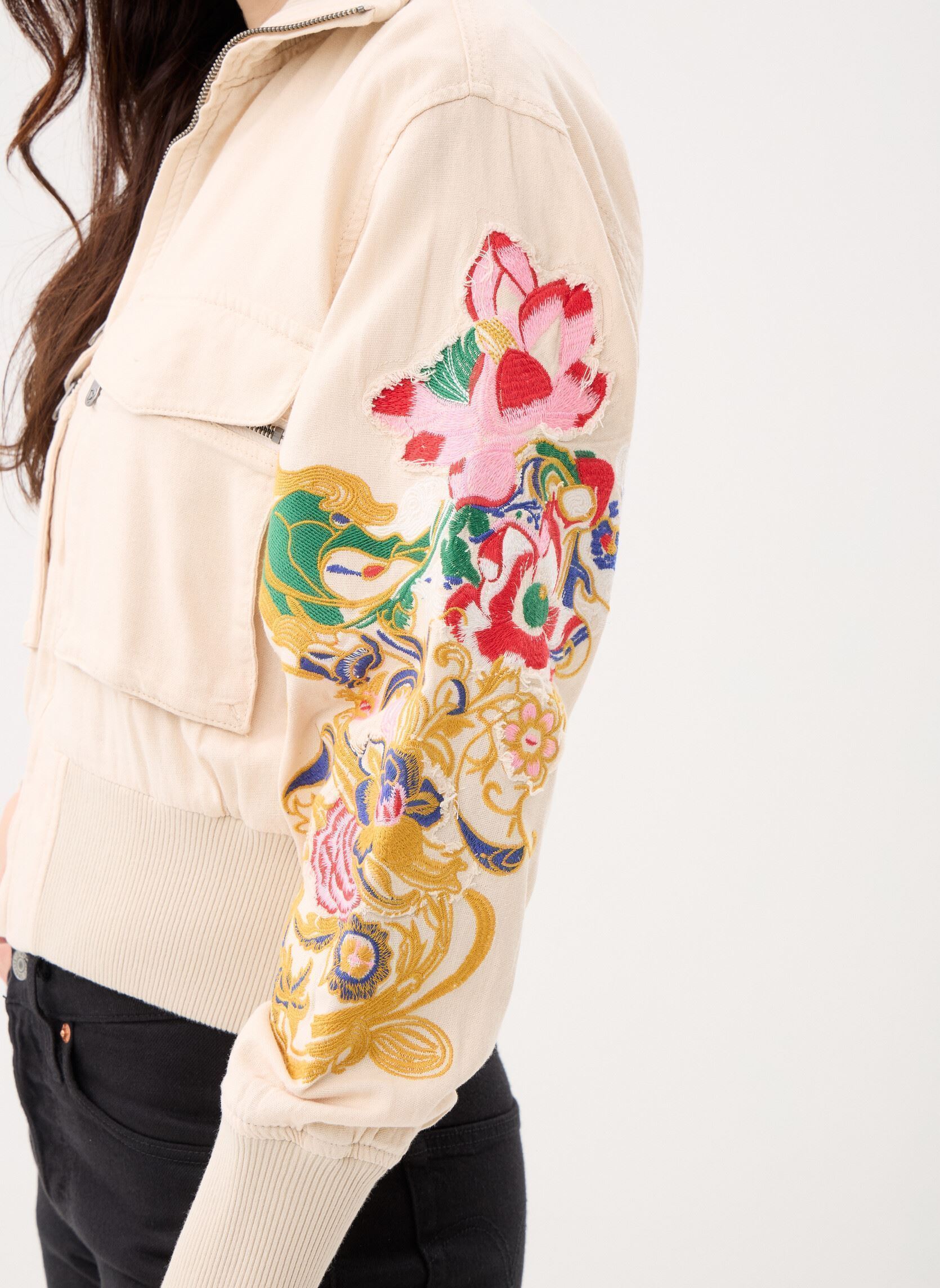 Jassen Chaq Mozart dames wit Desigual Jassen Chaq Mozart dames wit Blanc
