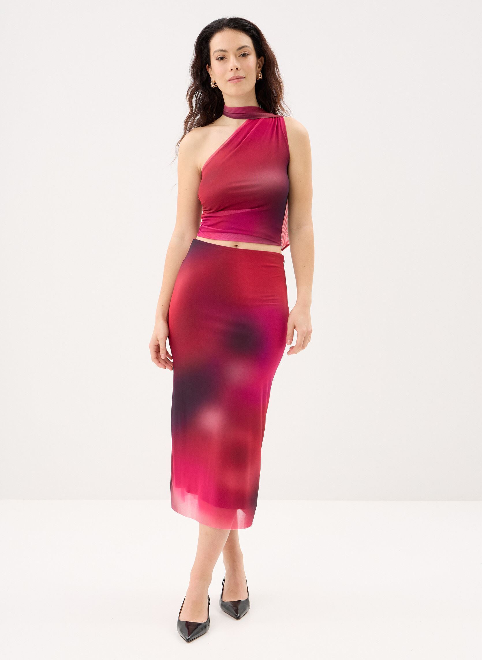 Korte rokken Fal Asmee dames roze Desigual Korte rokken Fal Asmee dames roze Rouge