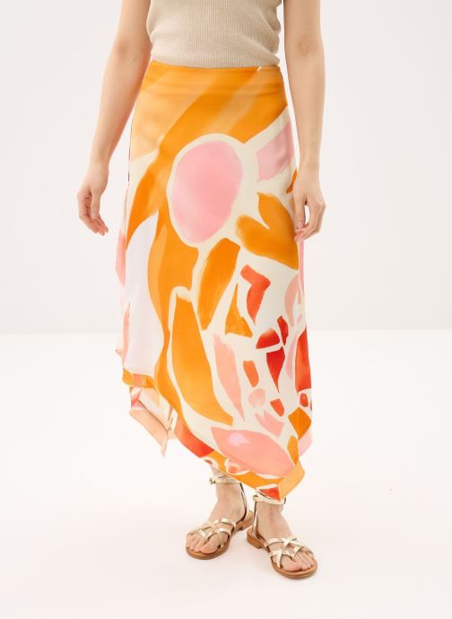 Desigual Halflange rokken Fal Vent Orange dames oranje