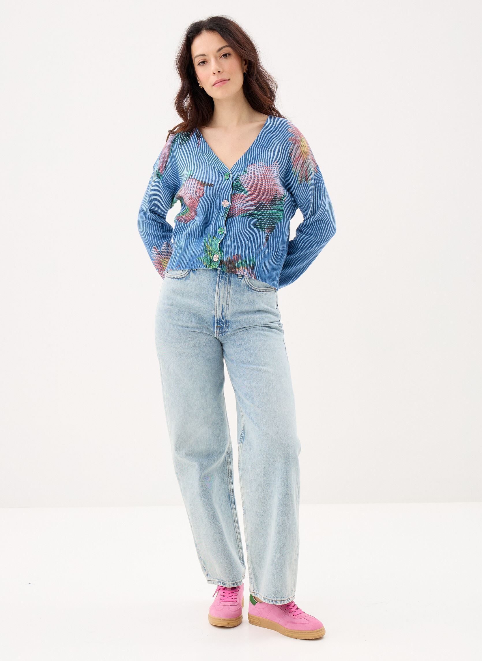 Pullover Jers Nora damen blau Desigual Pullover Jers Nora damen blau Bleu