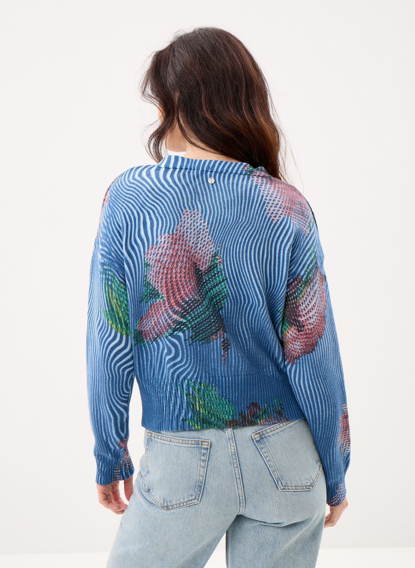 Pullover Jers Nora damen blau Desigual Pullover Jers Nora damen blau Bleu