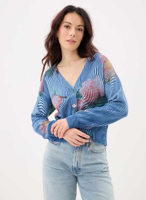 Desigual Pulls Jers Nora femme bleu