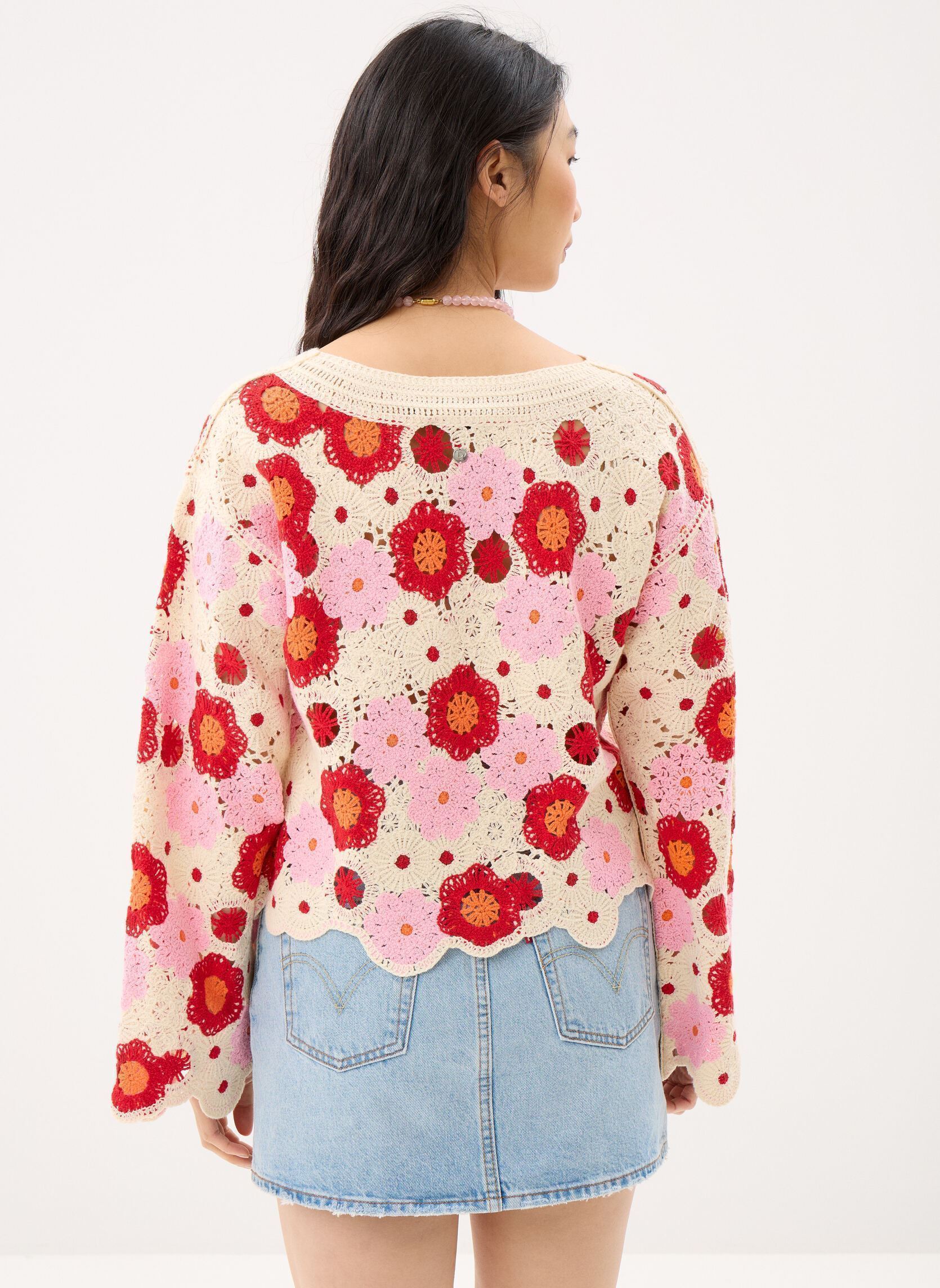 Pulls Jers Noruega femme blanc Desigual Pulls Jers Noruega femme blanc Blanc