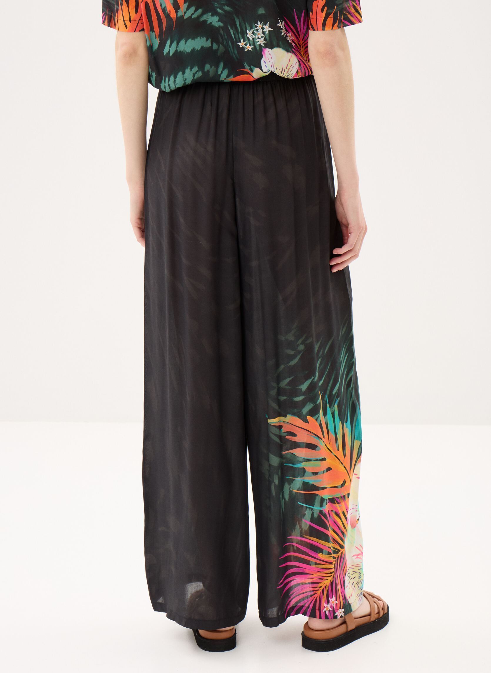 Weite Hosen Pant Swim-Daikiri damen schwarz Desigual Weite Hosen Pant Swim-Daikiri damen schwarz Noir