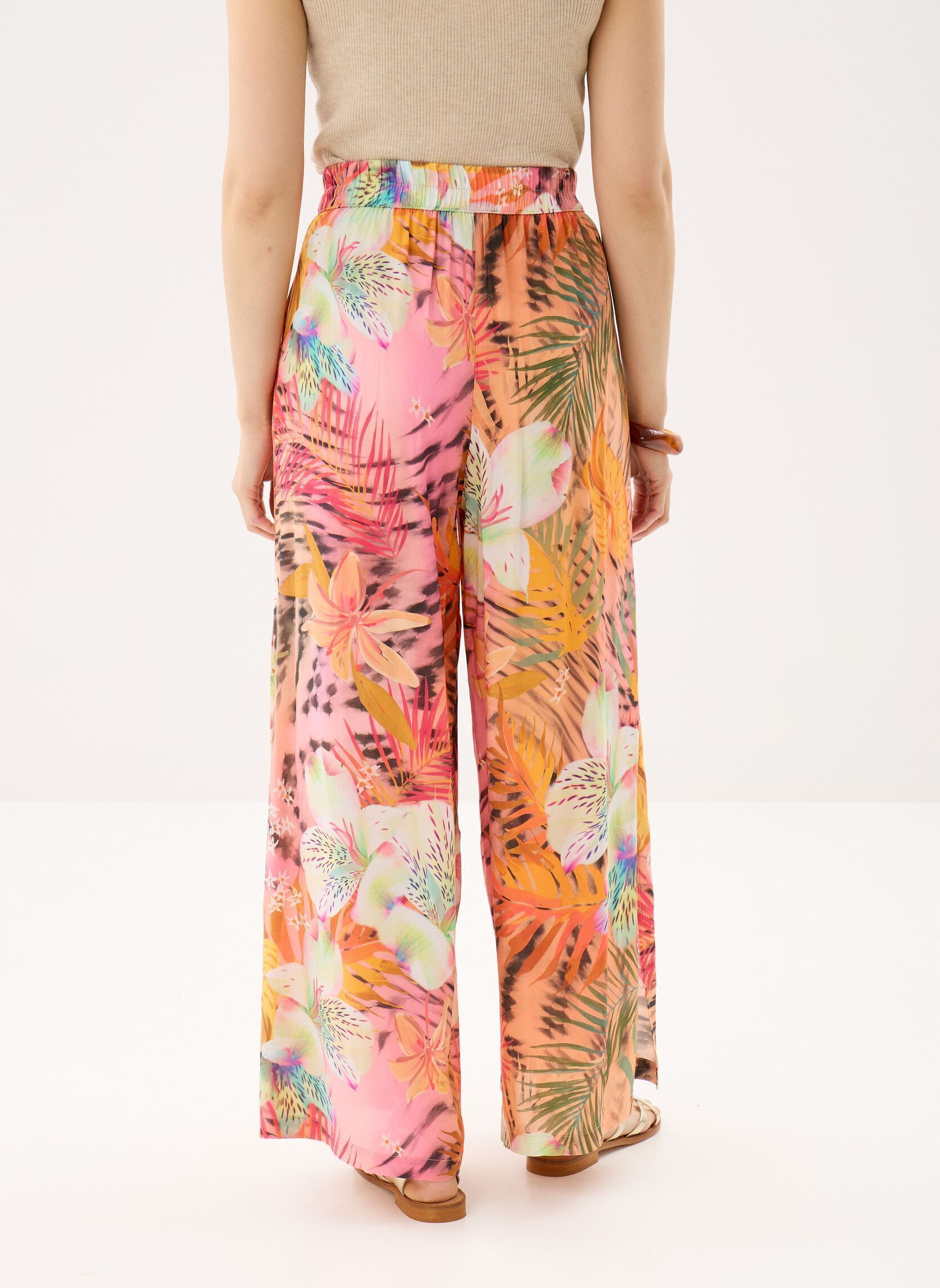 Rechte broeken Pant Swim-Nasau dames meerkleurig Desigual Rechte broeken Pant Swim-Nasau dames meerkleurig Rouge