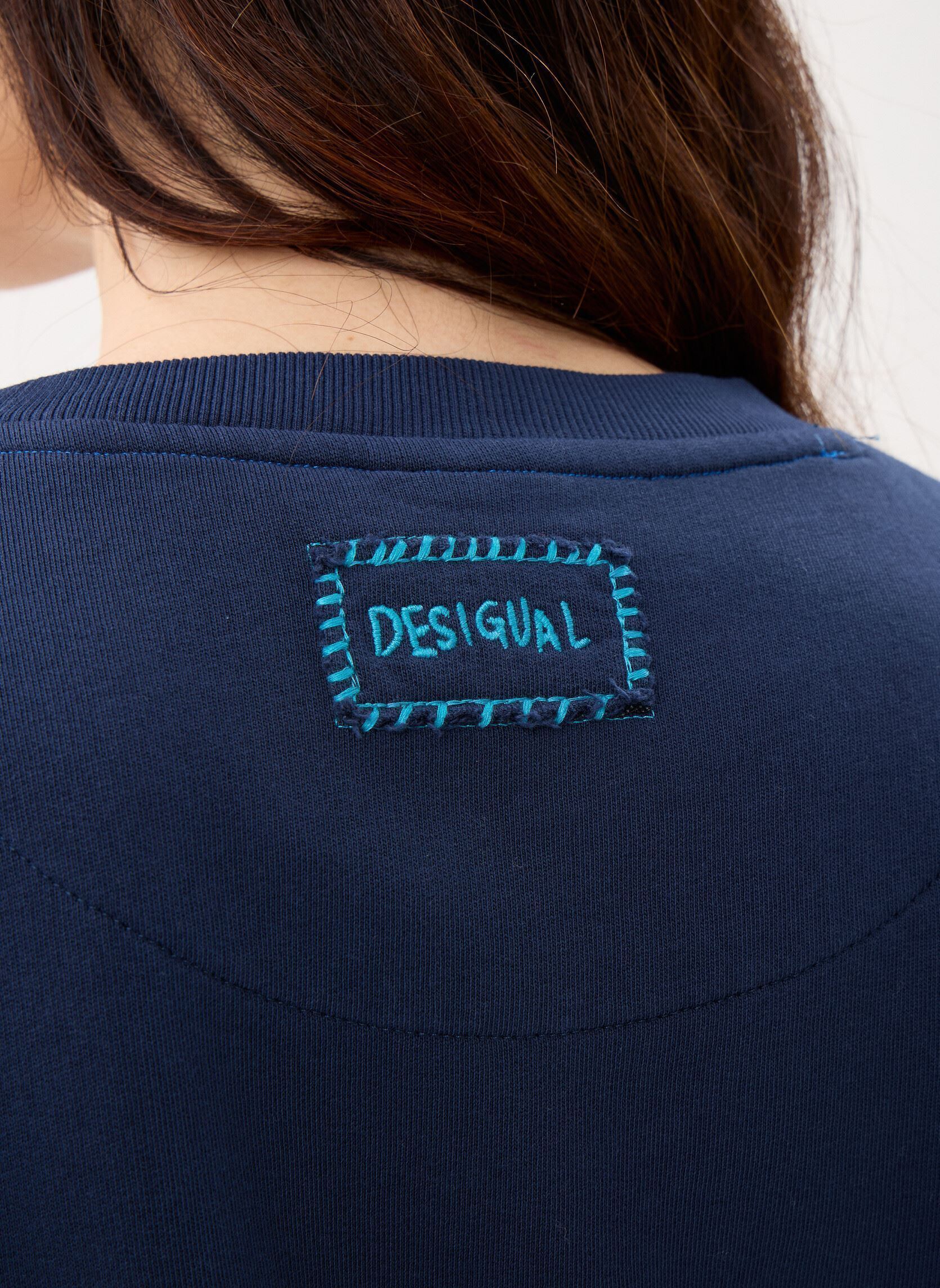 Sweater Sweat Mia dames zwart Desigual Sweater Sweat Mia dames zwart Rouge