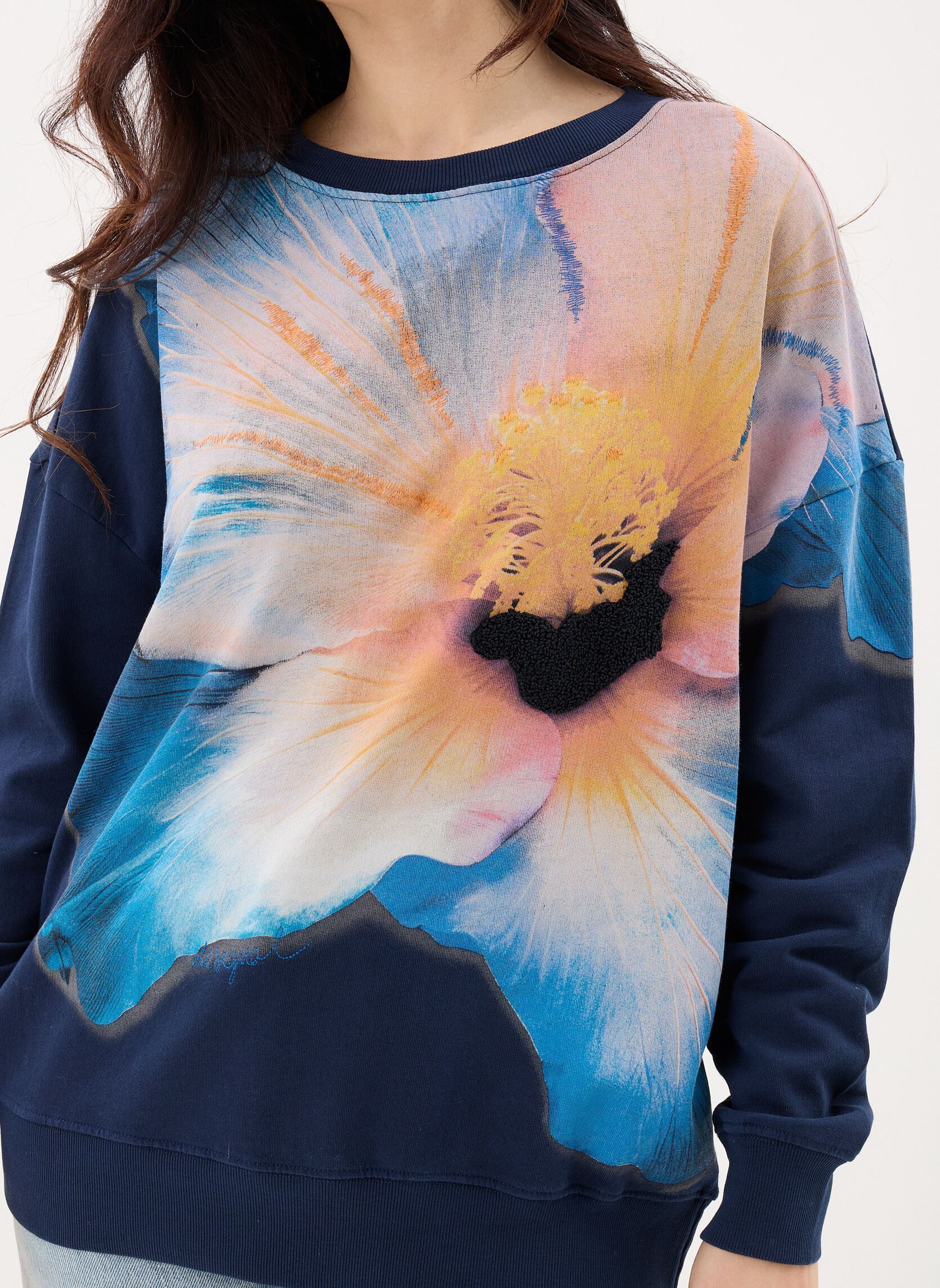 Sweater Sweat Mia dames zwart Desigual Sweater Sweat Mia dames zwart Rouge