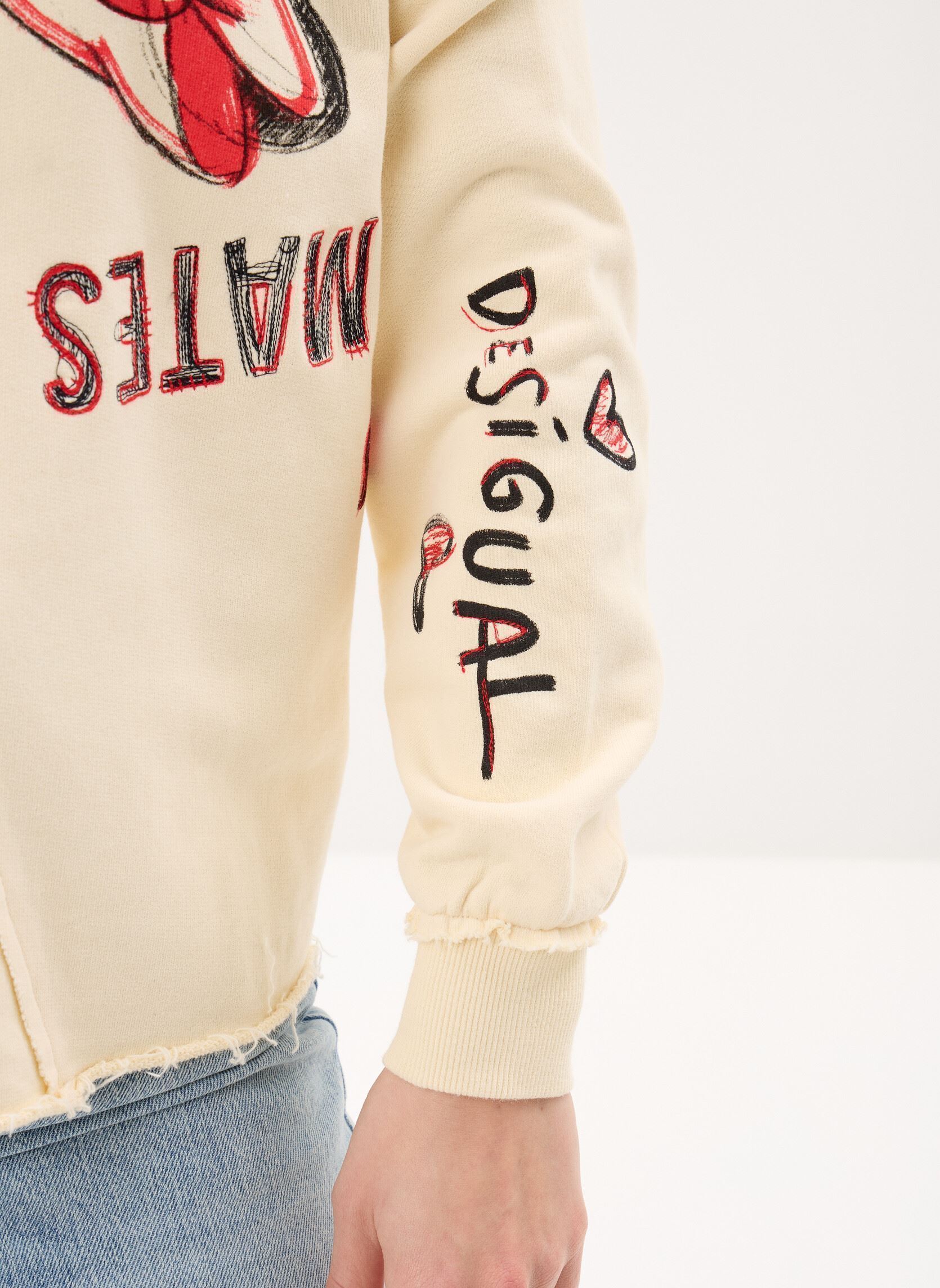 Sweater Sweat Muak Mickey dames meerkleurig Desigual Sweater Sweat Muak Mickey dames meerkleurig Noir