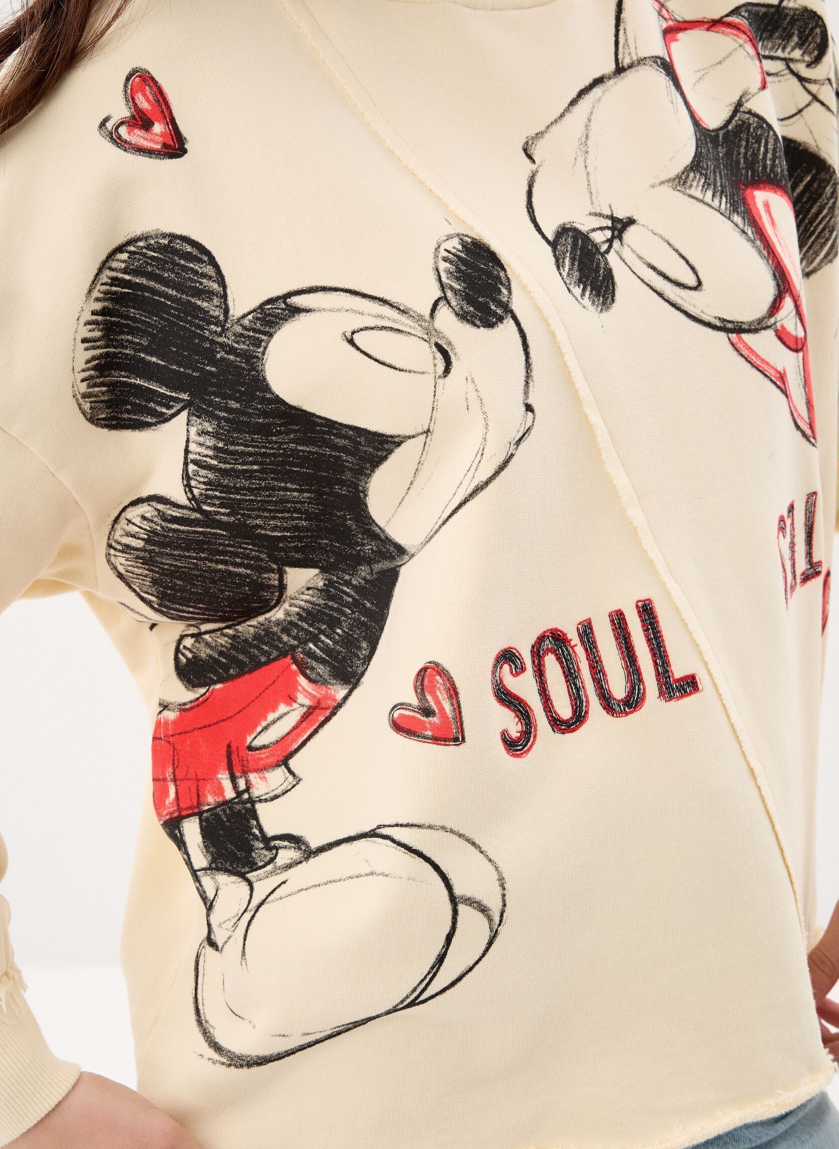 Sweater Sweat Muak Mickey dames meerkleurig Desigual Sweater Sweat Muak Mickey dames meerkleurig Noir