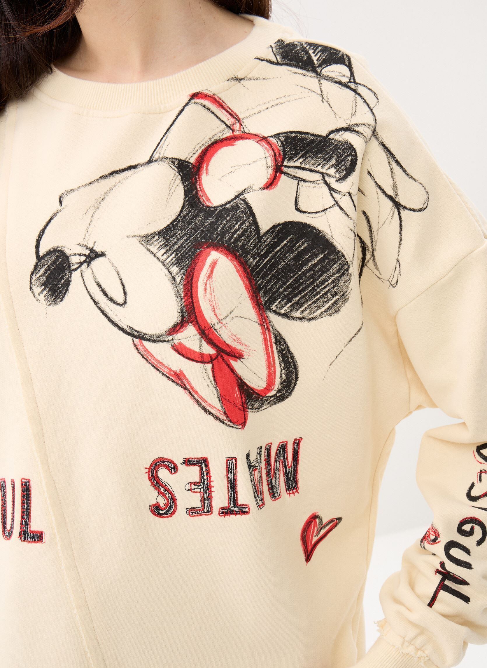 Sweater Sweat Muak Mickey dames meerkleurig Desigual Sweater Sweat Muak Mickey dames meerkleurig Noir