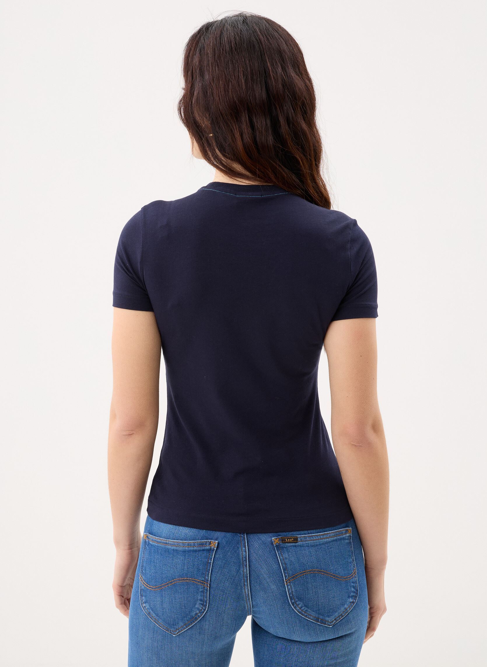 Kurzarm-T-Shirts Ts Estocolmo damen blau Desigual Kurzarm-T-Shirts Ts Estocolmo damen blau Bleu