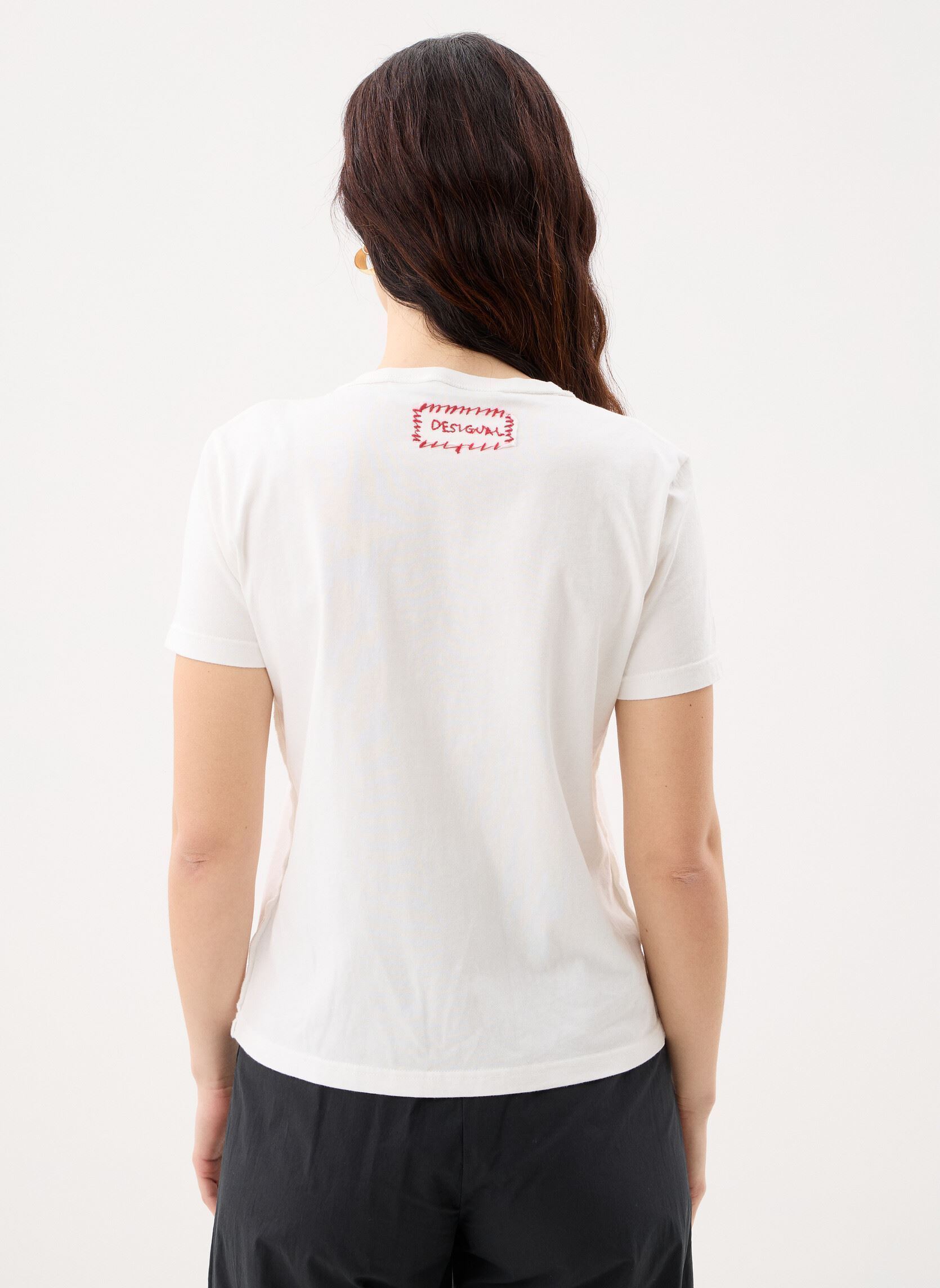 Tee-shirts Ts Core Mickey femme multicolore Desigual Tee-shirts Ts Core Mickey femme multicolore Blanc