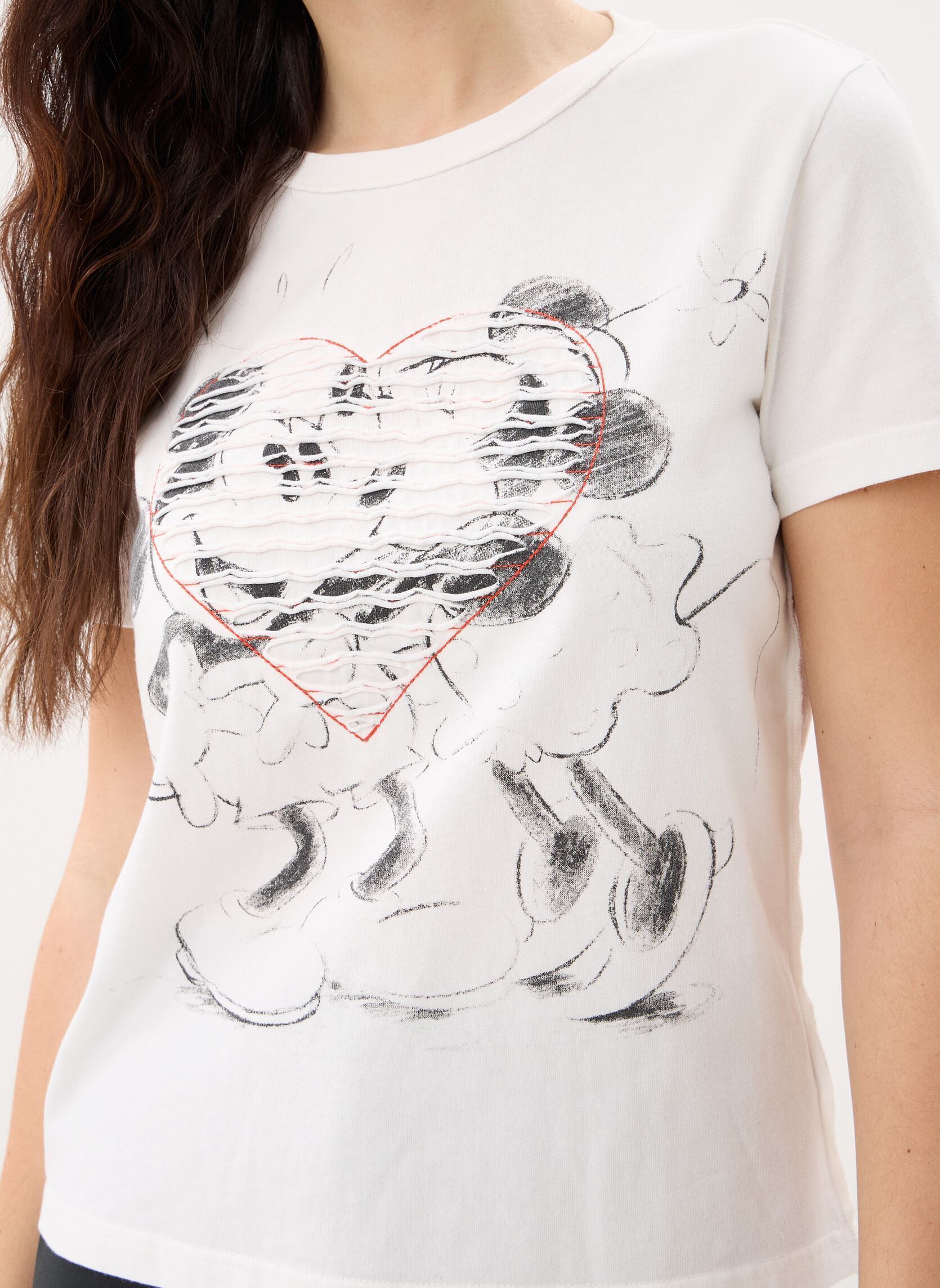 Tee-shirts Ts Core Mickey femme multicolore Desigual Tee-shirts Ts Core Mickey femme multicolore Blanc