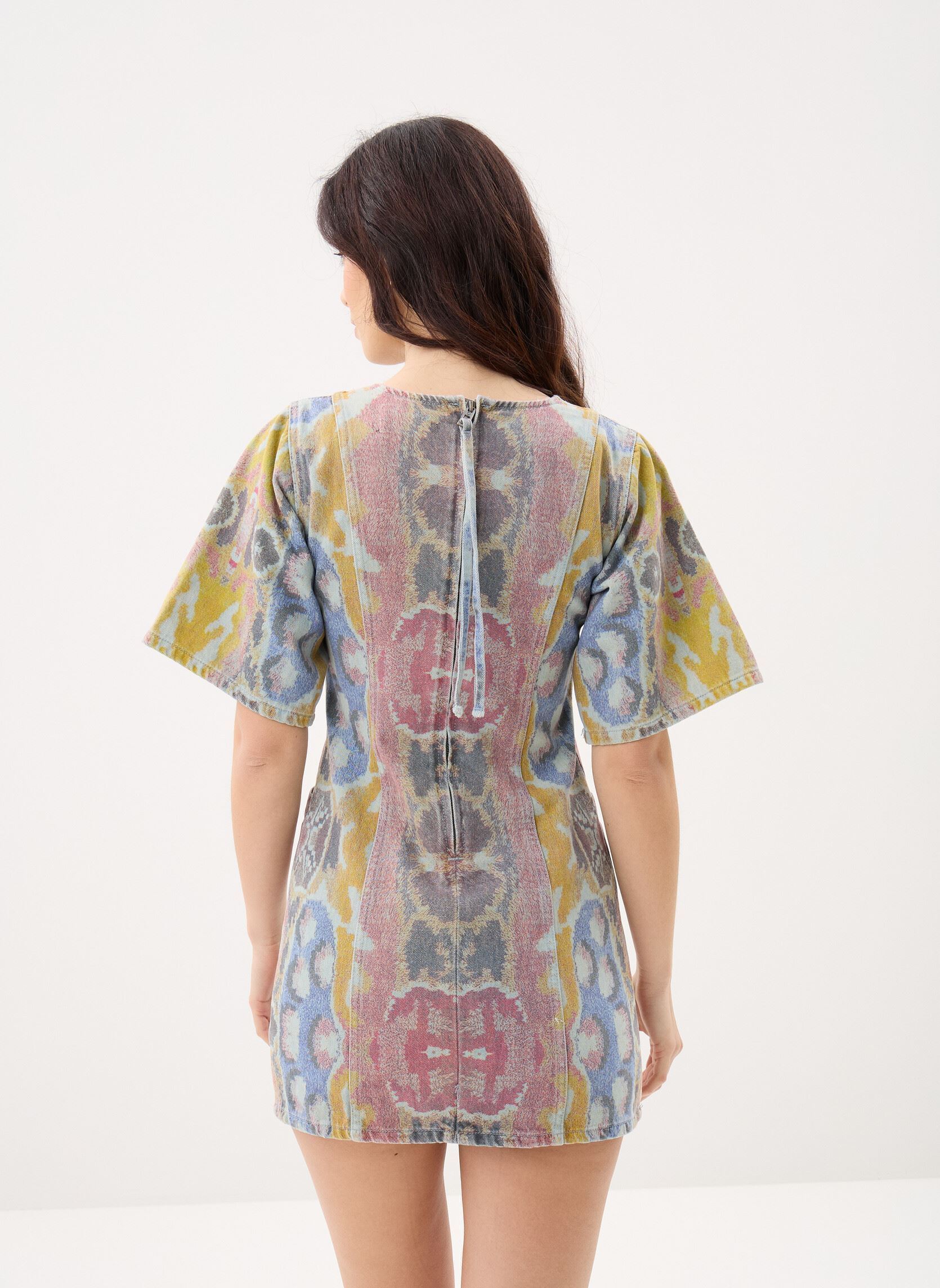 Jurken Vest Tapiz La dames meerkleurig Desigual Jurken Vest Tapiz La dames meerkleurig Bleu