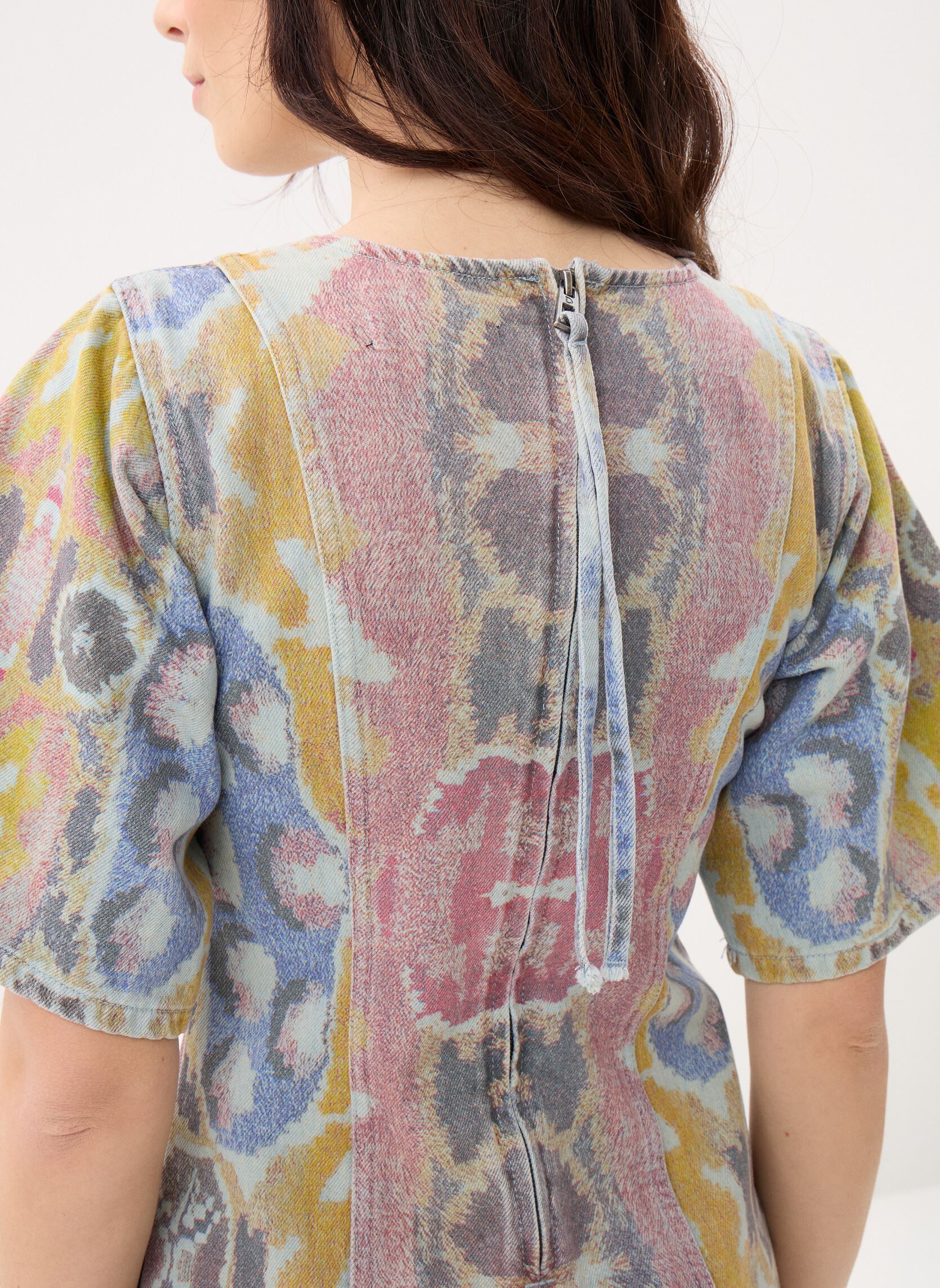 Jurken Vest Tapiz La dames meerkleurig Desigual Jurken Vest Tapiz La dames meerkleurig Bleu