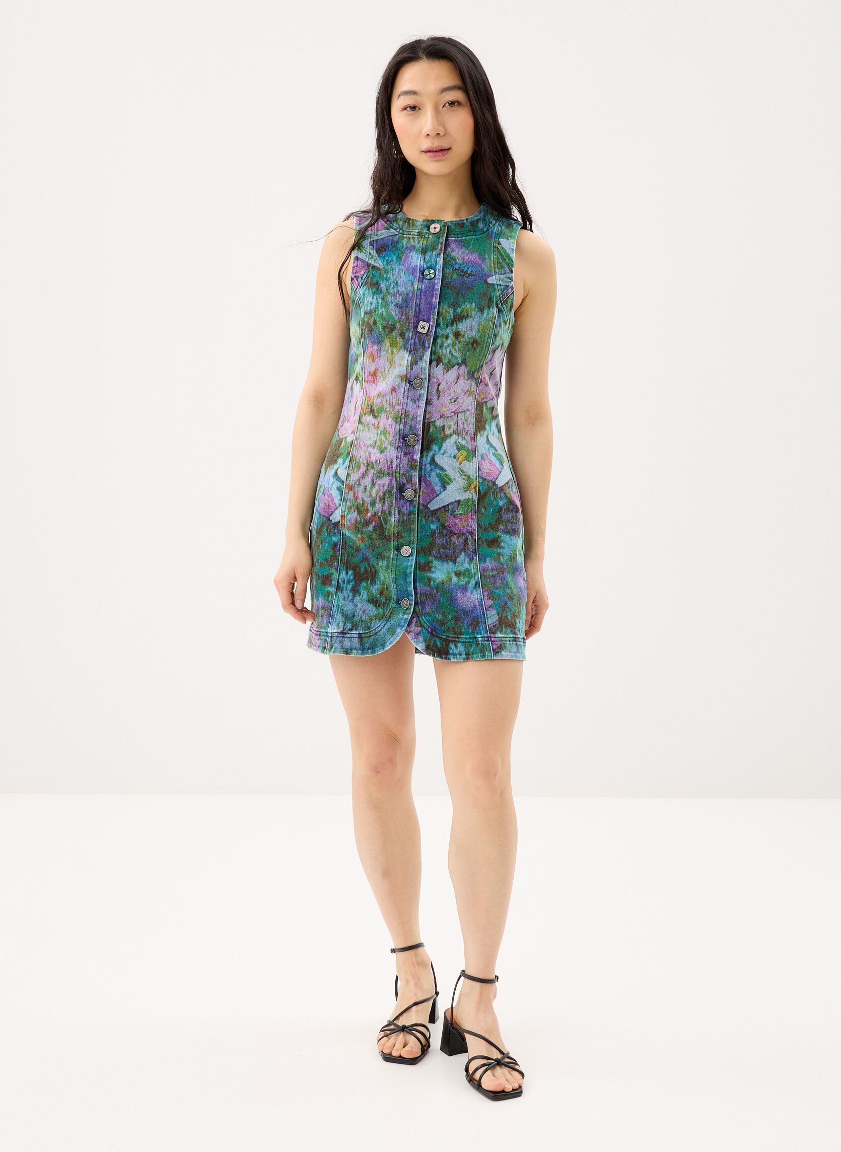 Robes Vest Columbus femme bleu Desigual Robes Vest Columbus femme bleu Bleu