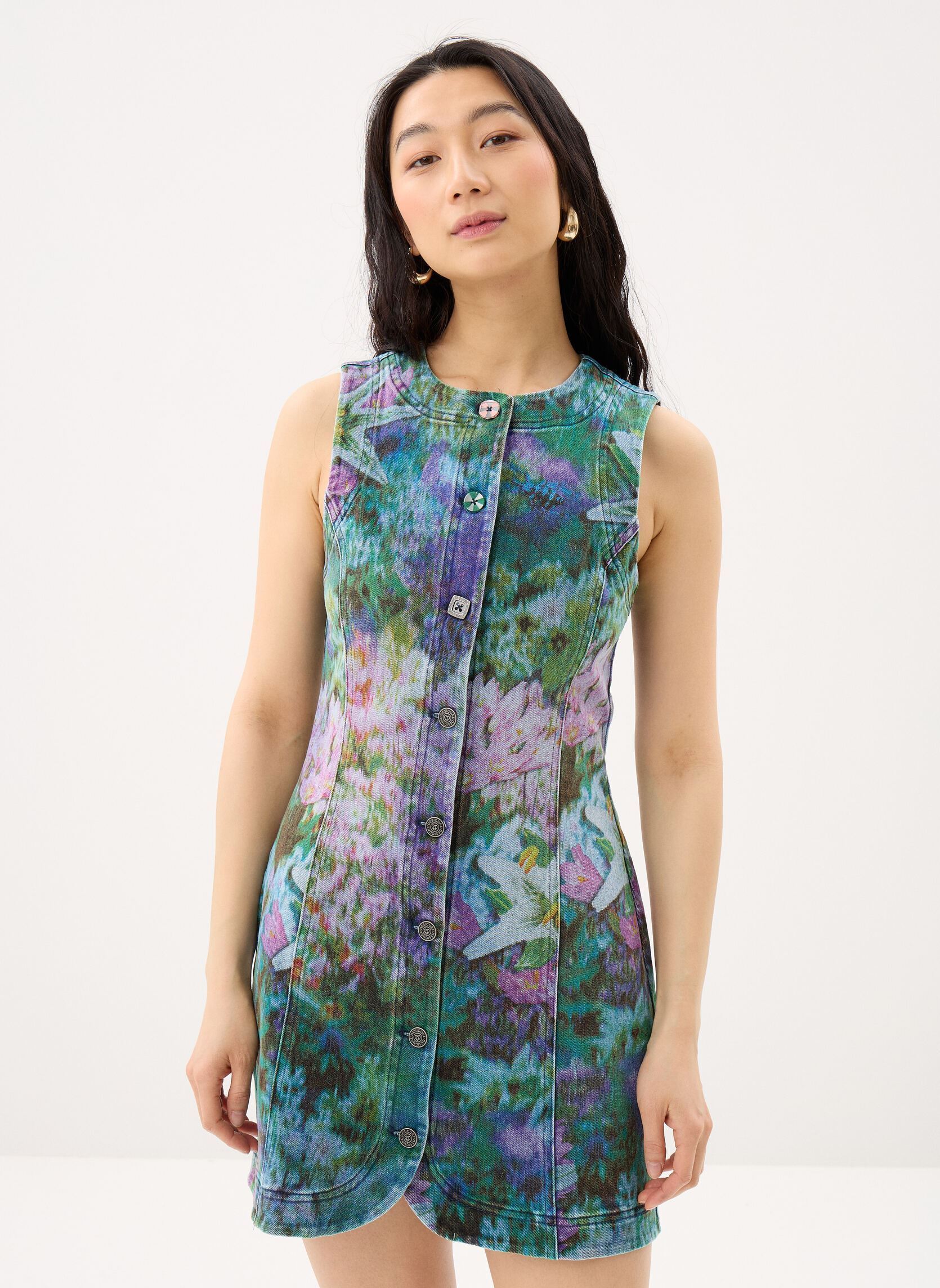 Robes Vest Columbus femme bleu Desigual Robes Vest Columbus femme bleu Bleu