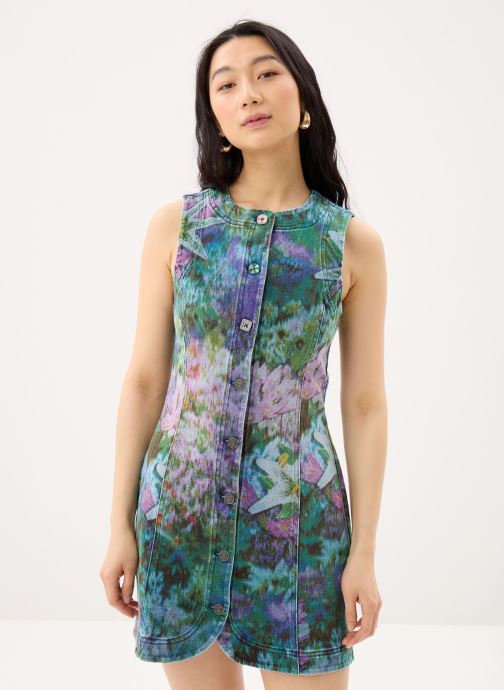 Desigual Jurken Vest Columbus dames blauw