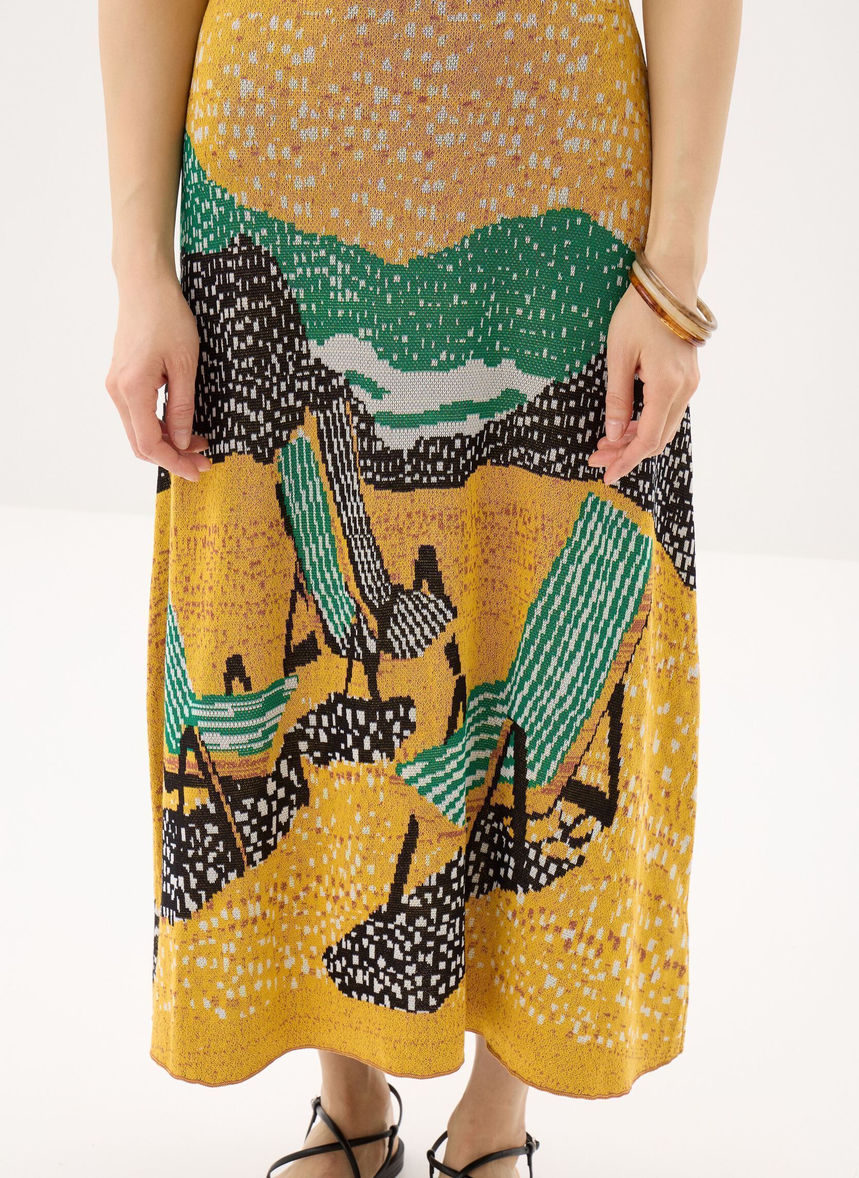 Jurken Vest Tulum dames geel Desigual Jurken Vest Tulum dames geel Jaune