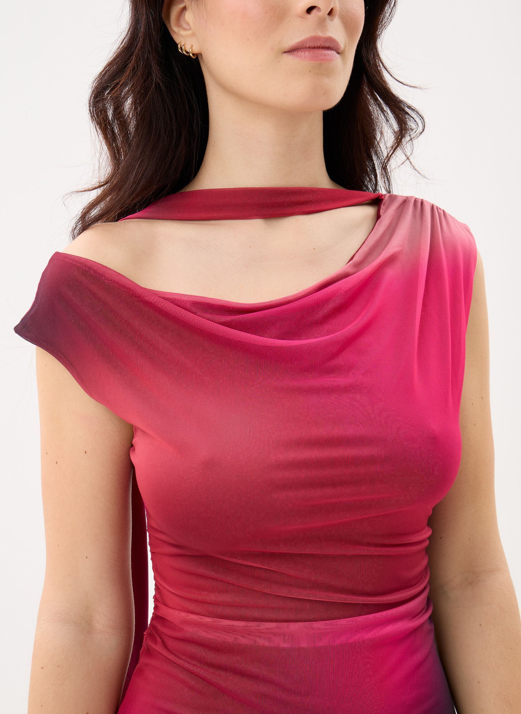 Jurken Vest Maine dames roze Desigual Jurken Vest Maine dames roze Rouge